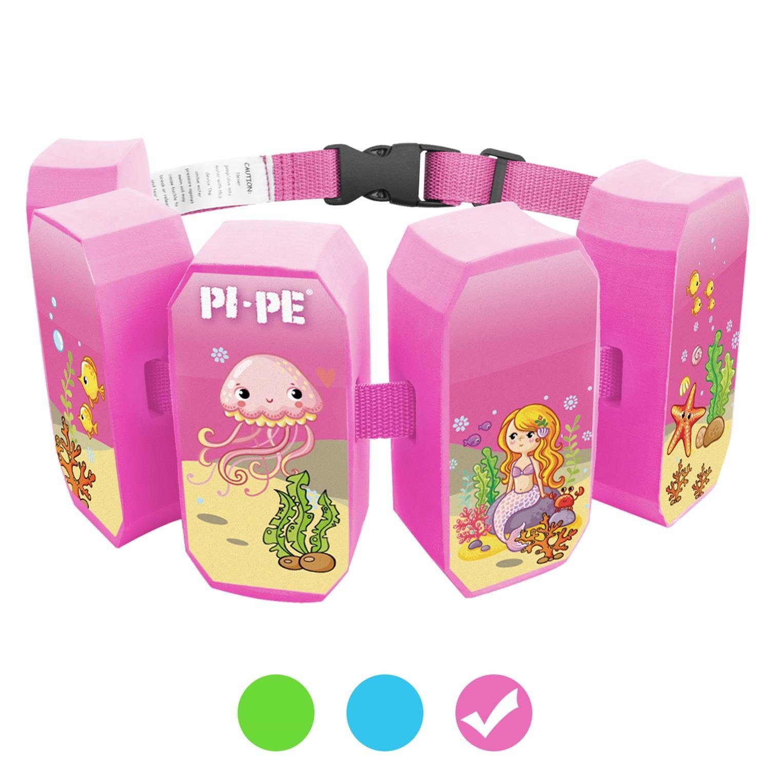 Kinder PI-PE Schwimmgürtel rosa PI-PE Pro Schwimmweste