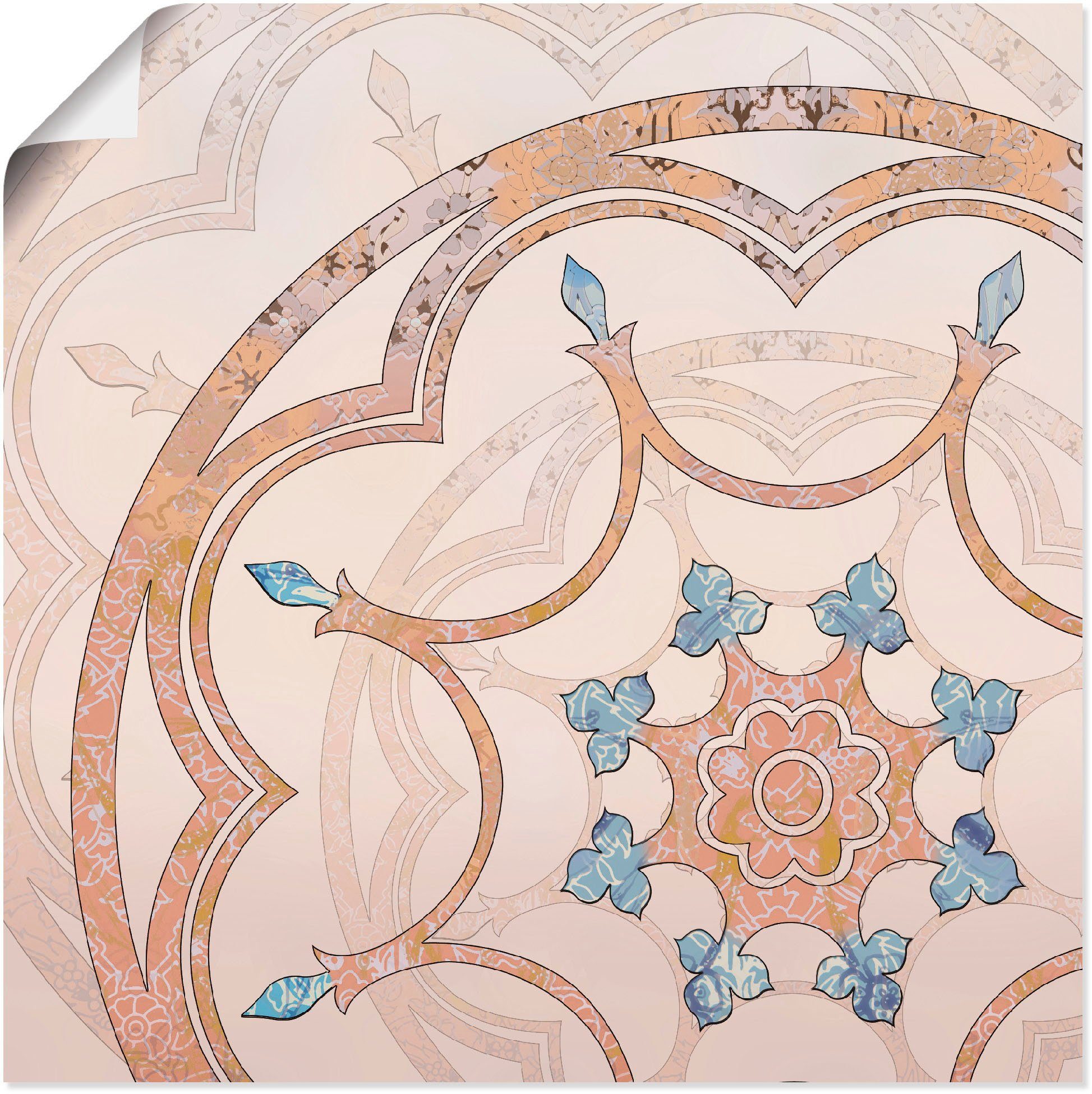 Artland Wandbild »Boho Mandala«, Muster (1 Stück), in vielen Größen