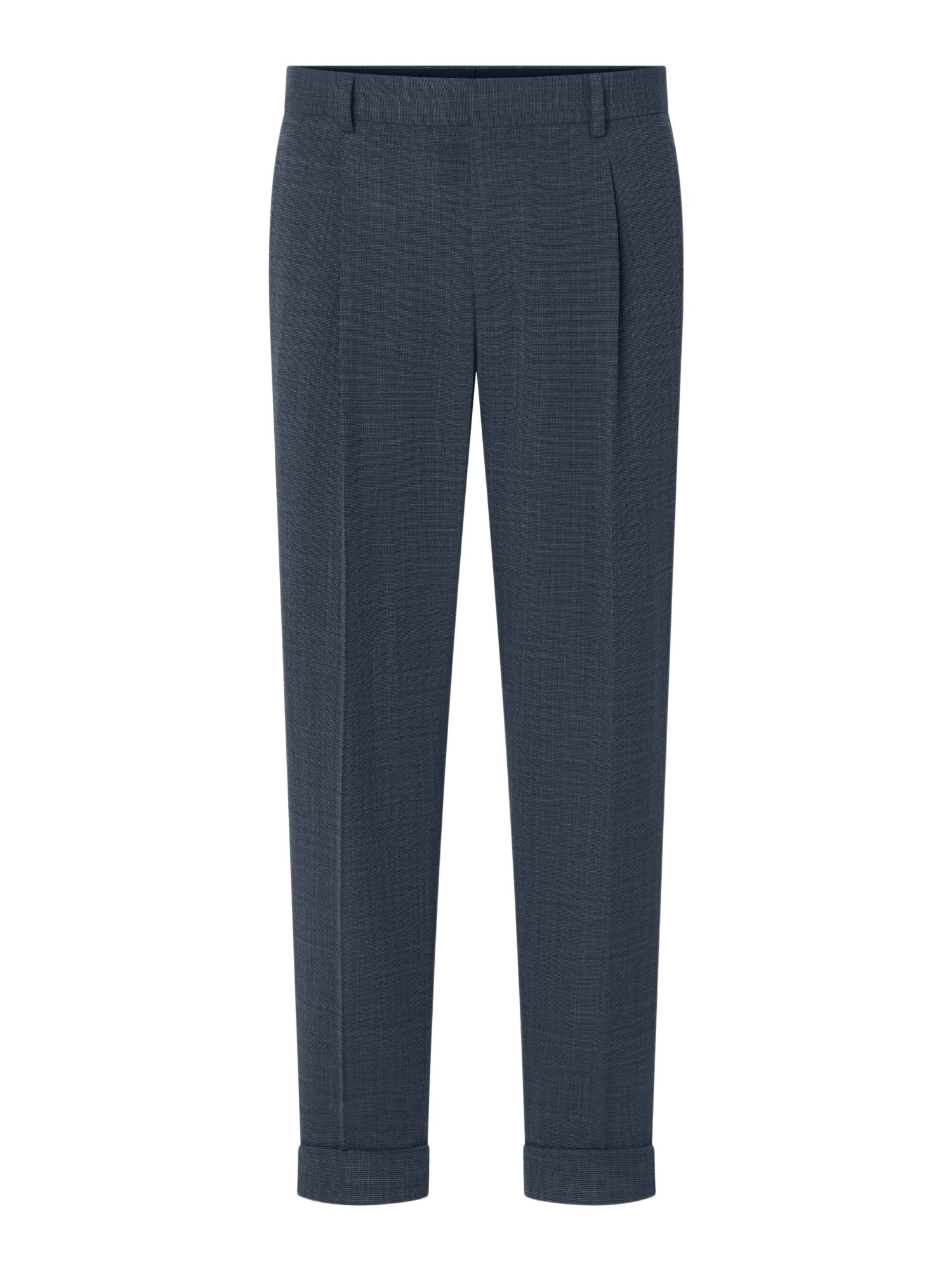 Strellson Stoffhose blau,Business,Polyester,Unifarben,Regular Fit,Mittel