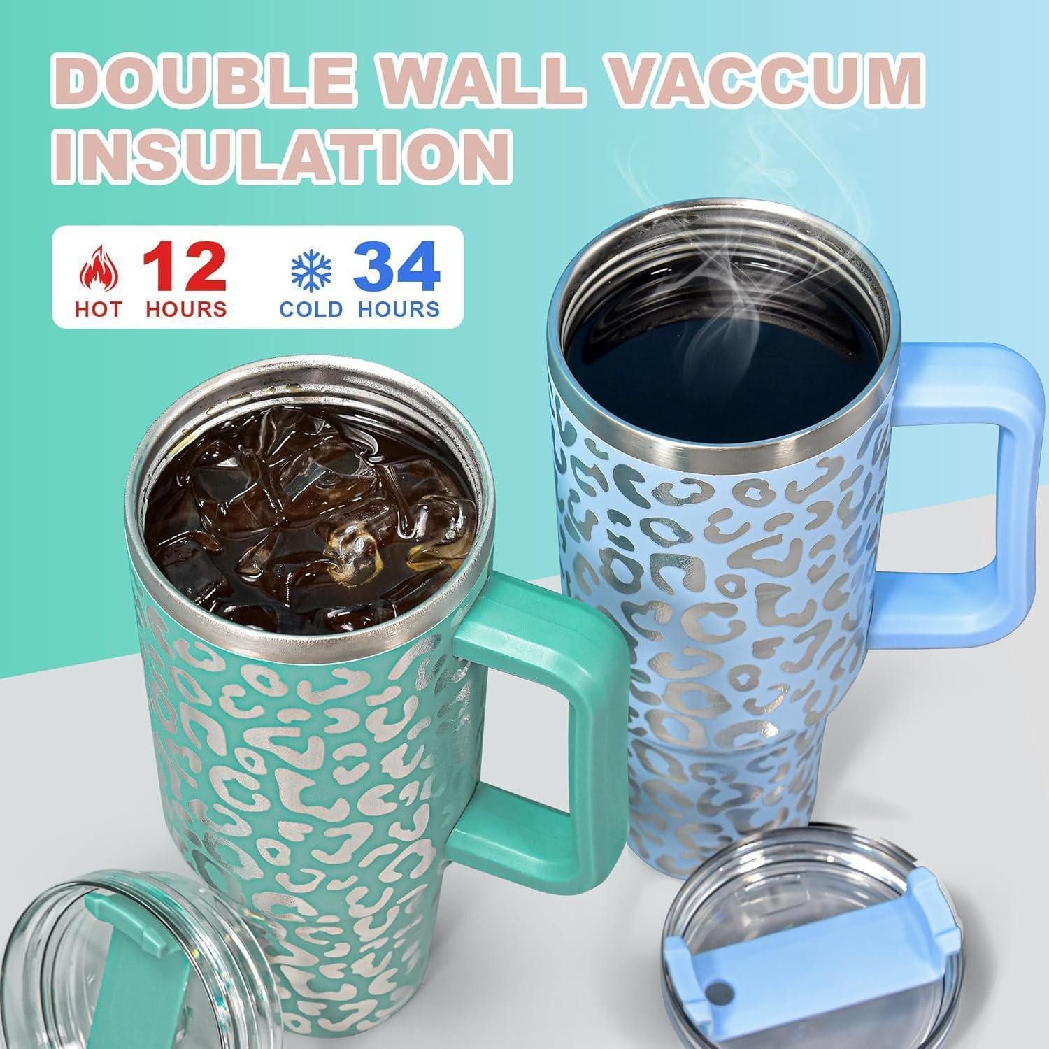 LuxusKollektion Thermobecher Thermobecher 1,2L Auslaufsicherer Trinkbecher mit