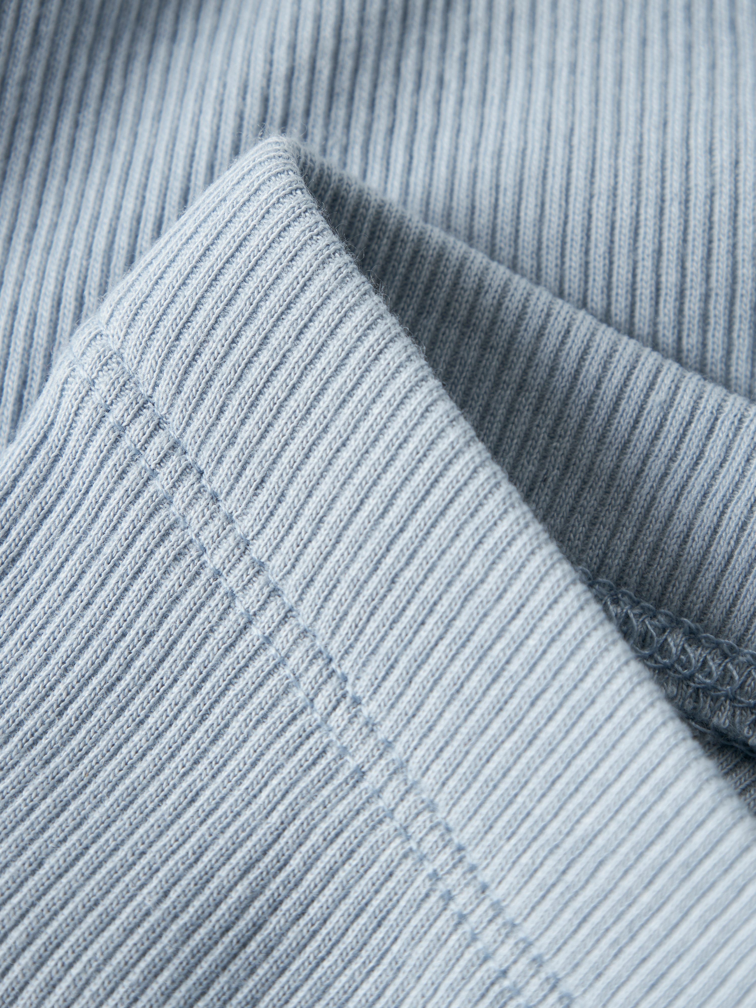 Name It Leggings NBNKAB LEGGING NOOS Baumwollmischung, Rippqualität, normal geschnitten