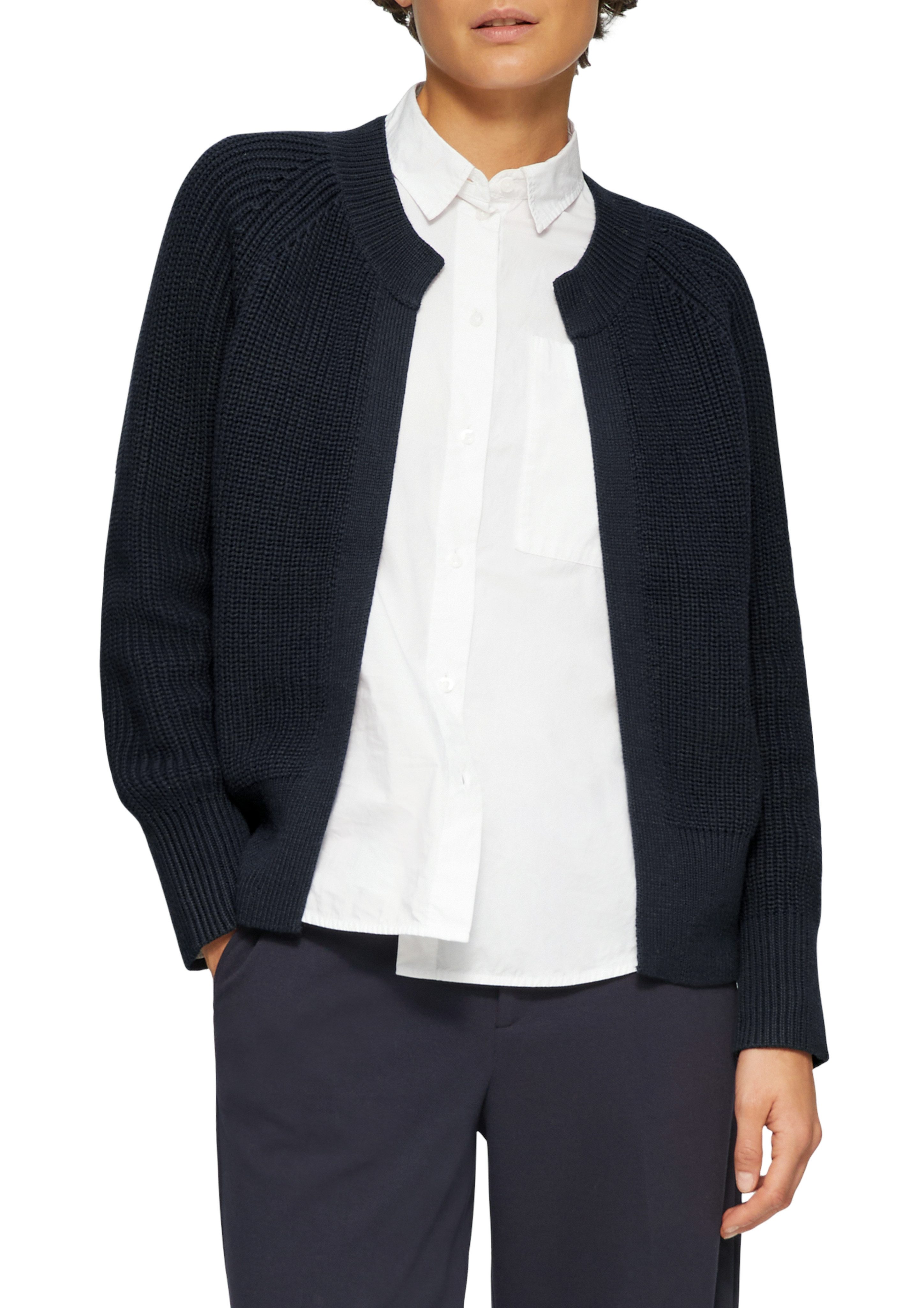 s.Oliver Strickjacke mit Raglanärmeln günstig online kaufen