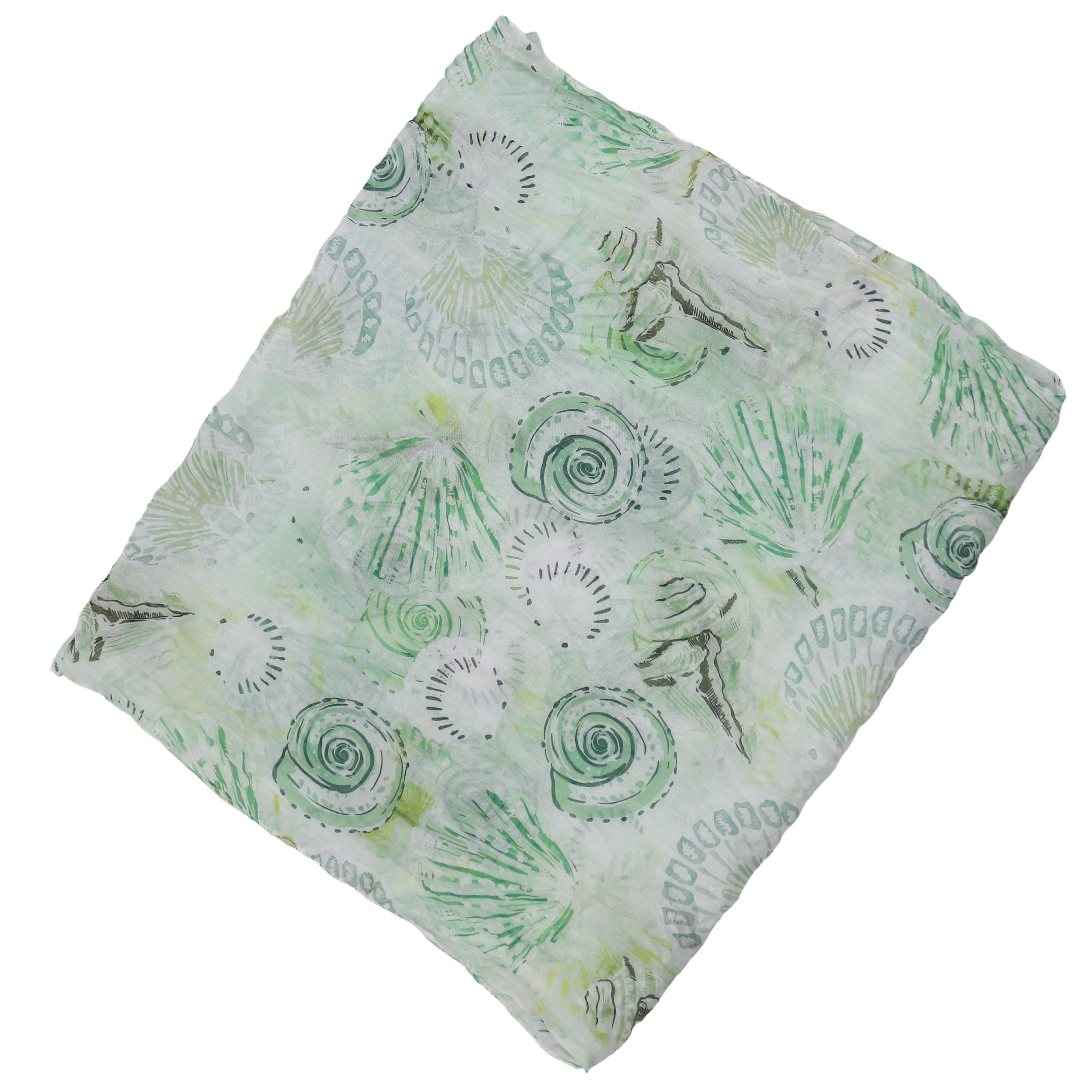 MIRROSI Loop Damen Schal mit Unterwasserwelt-Muster Weich Schlauchschal, (Zweimal um den Hals wickelbar, ca.45x75cm), Damen Halstuch ideal für Frühling, Sommer  – Bild 2 von 4