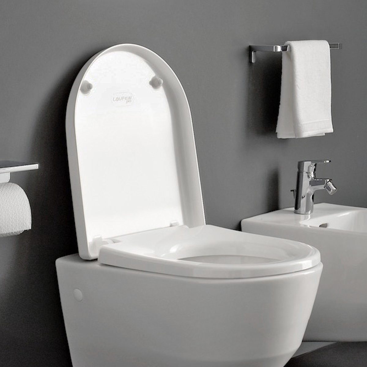 Laufen WC-Sitz WC-Sitz Pro (verdeckte Befestigung) mit Absenkautomatik, weiß
