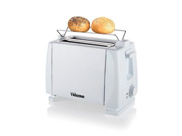 Tristar Toaster, 2 kurze Schlitze, für Toastbrot, 650 W, Doppelschlitz 2 Scheiben Toastmaschine Mini Toster & Brötchenaufsatz