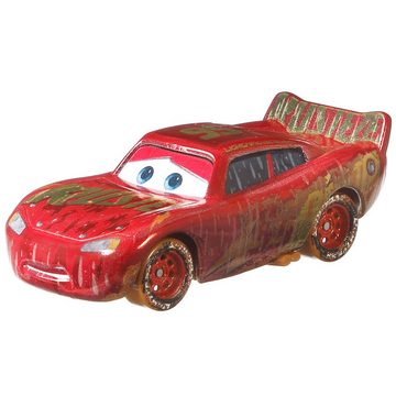 Disney Cars Spielzeug-Rennwagen Muddy Lightning GKB35 Disney Cars Cast 1:55 Autos Mattel Fahrzeuge