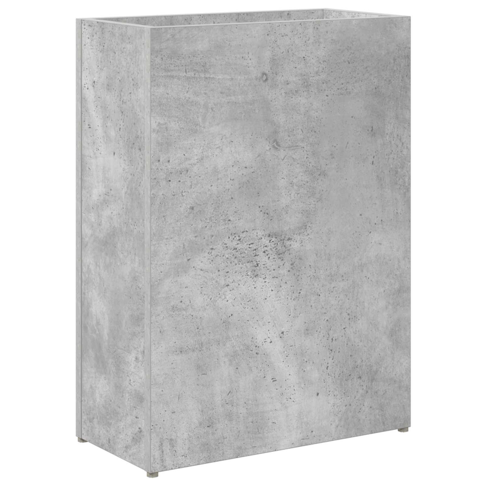 vidaXL Schirmständer Sonnenschirmhalter Betongrau 40 x 20 x 55,5 cm Holzwerkstoff (1 St)