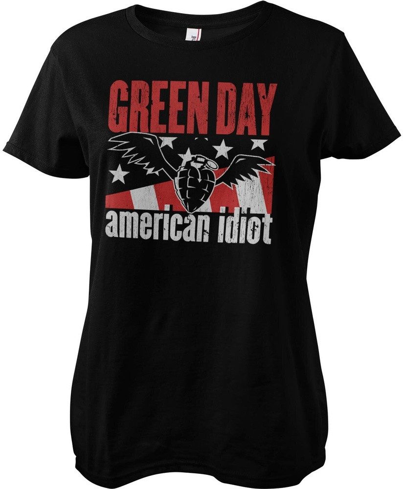 Green Day T-Shirt American Idiot Girly Tee