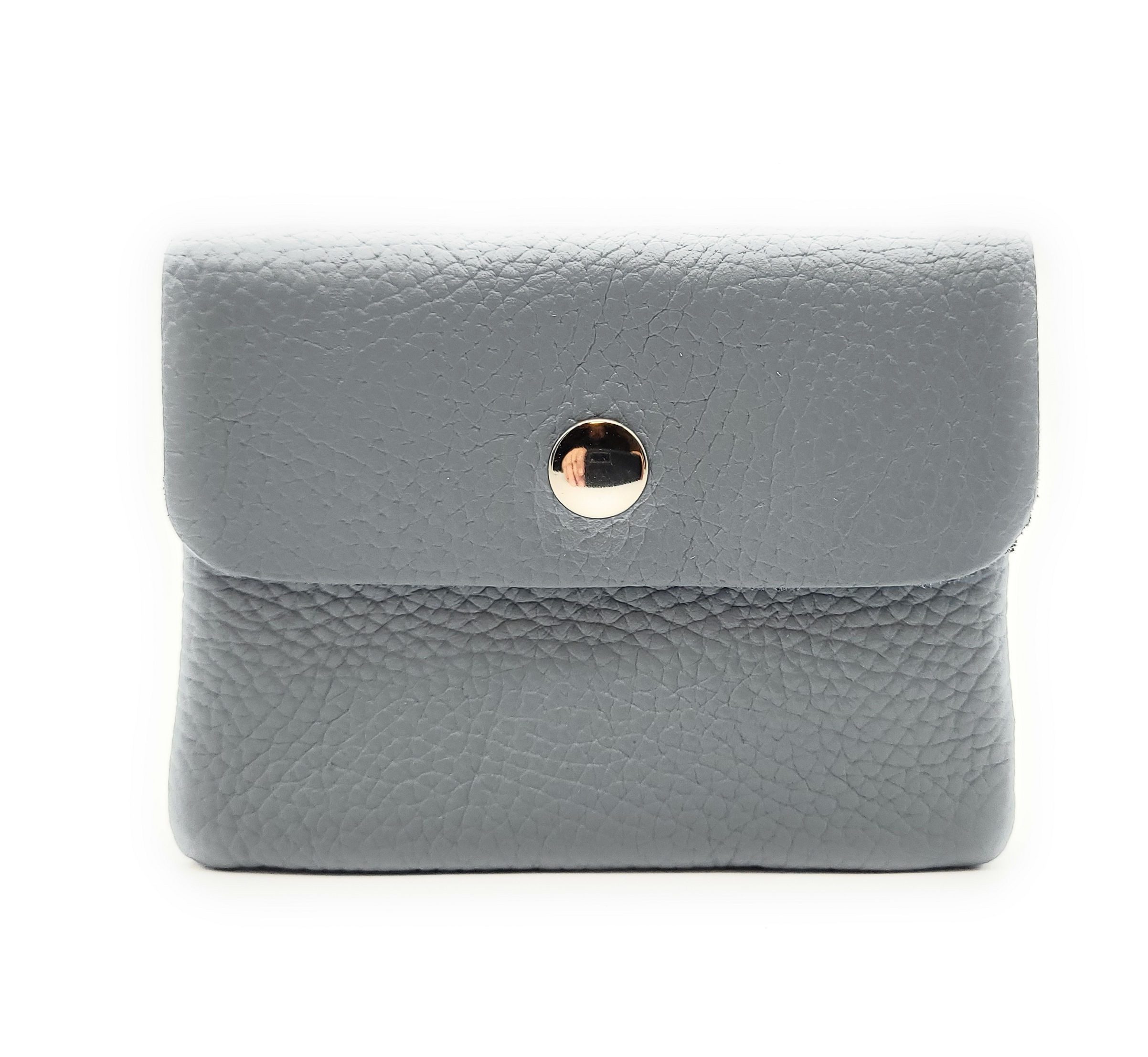 Lemasi Mini Geldbörse kleines echt Leder Portemonnaie, pures Leder, Made in Italy, Die minimalistische Börse, ideal für Urlaub und Alltag