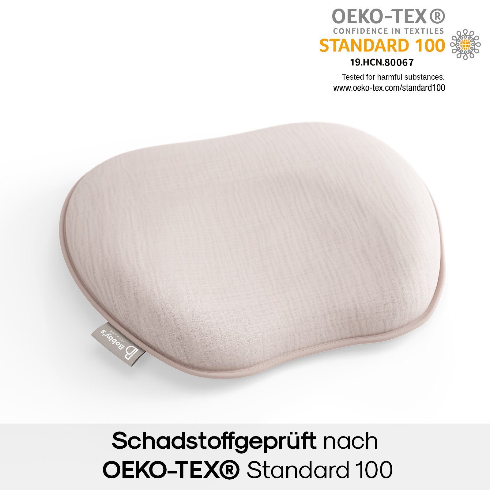 Bobby's Bedware Babykissen "Snuggy" Plagiozephalie Baby-Kissen gegen