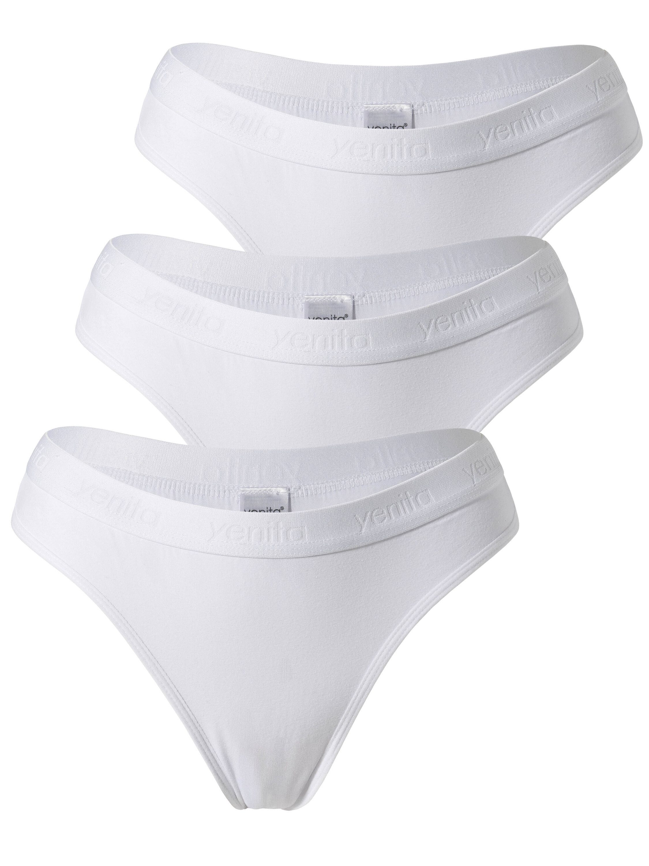 String Damen Tanga mit elastischem Logobund