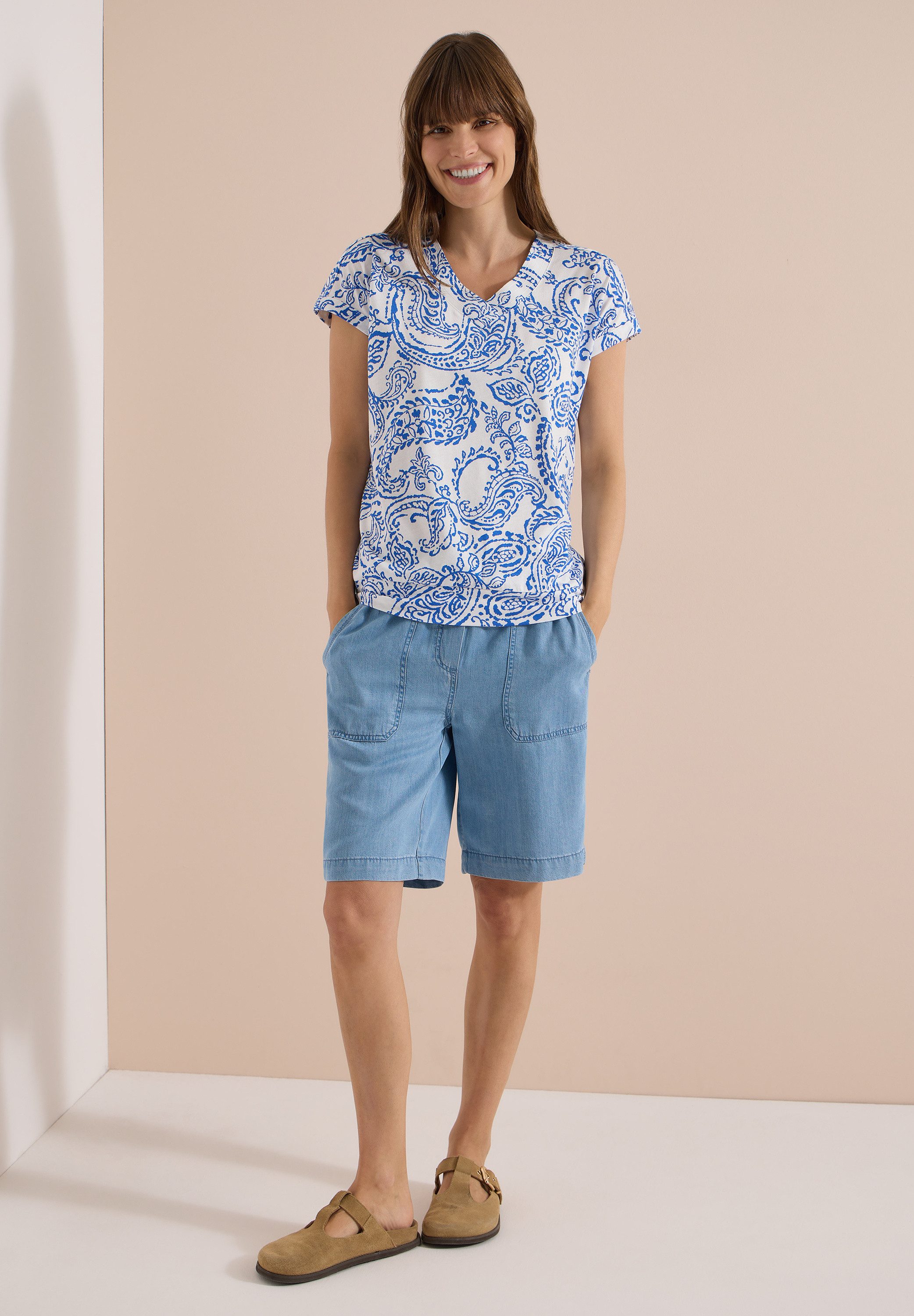 CECIL T-Shirt mit Paisley-Muster
