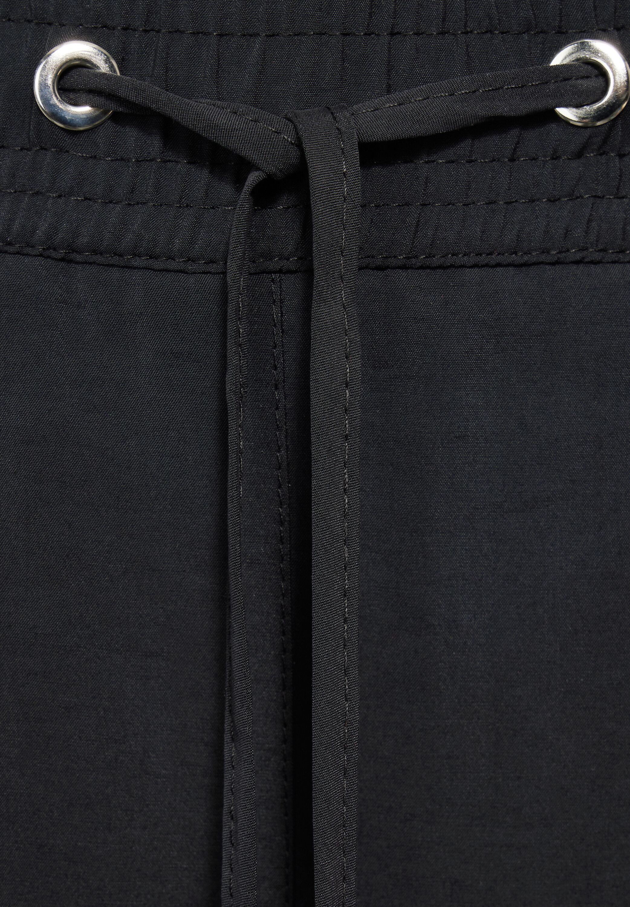 STREET ONE Stoffhose Sommerhose mit Kordelzug