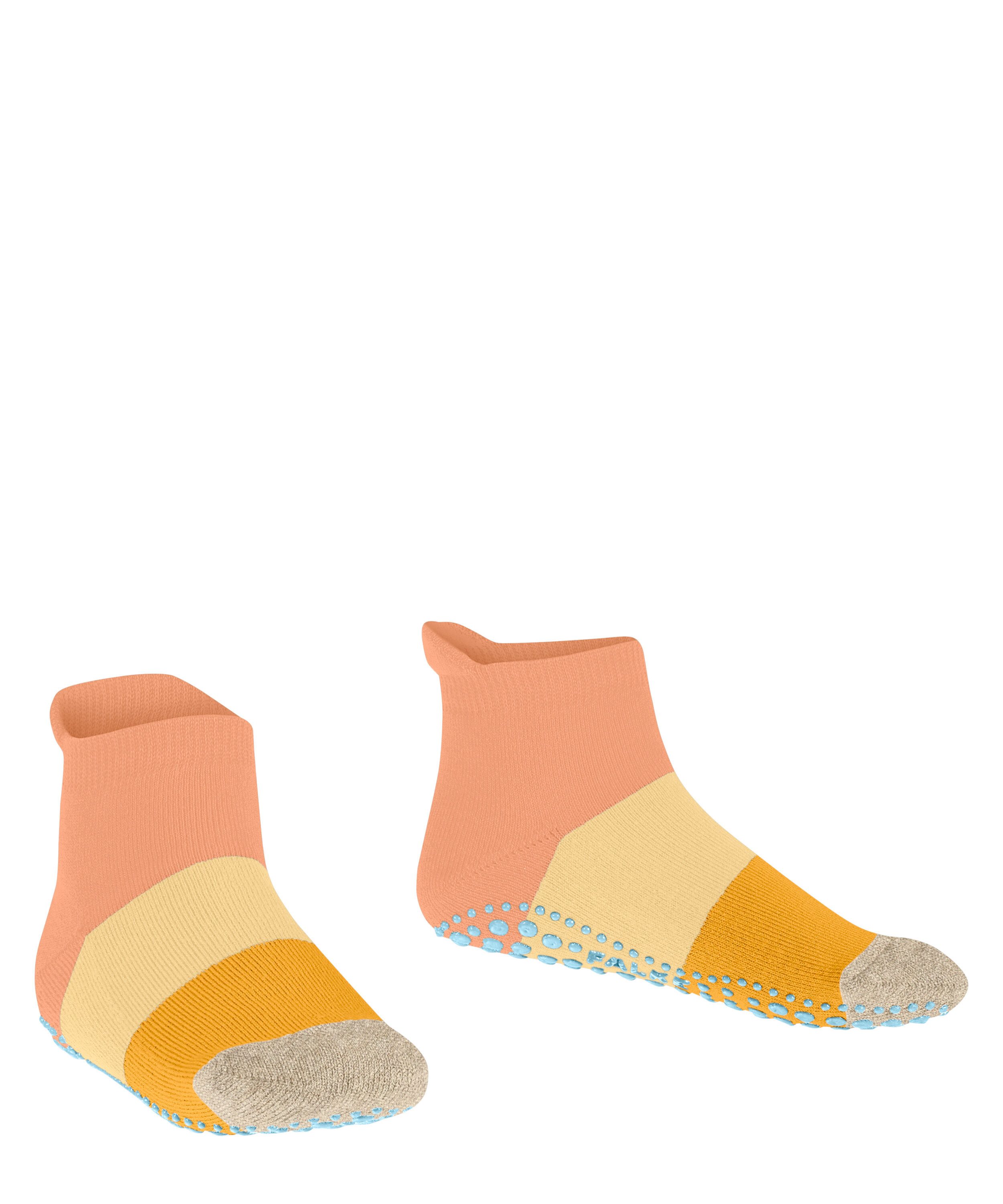 FALKE Haussocken Colour Block (1-Paar) mit rutschhemmendem Noppendruck