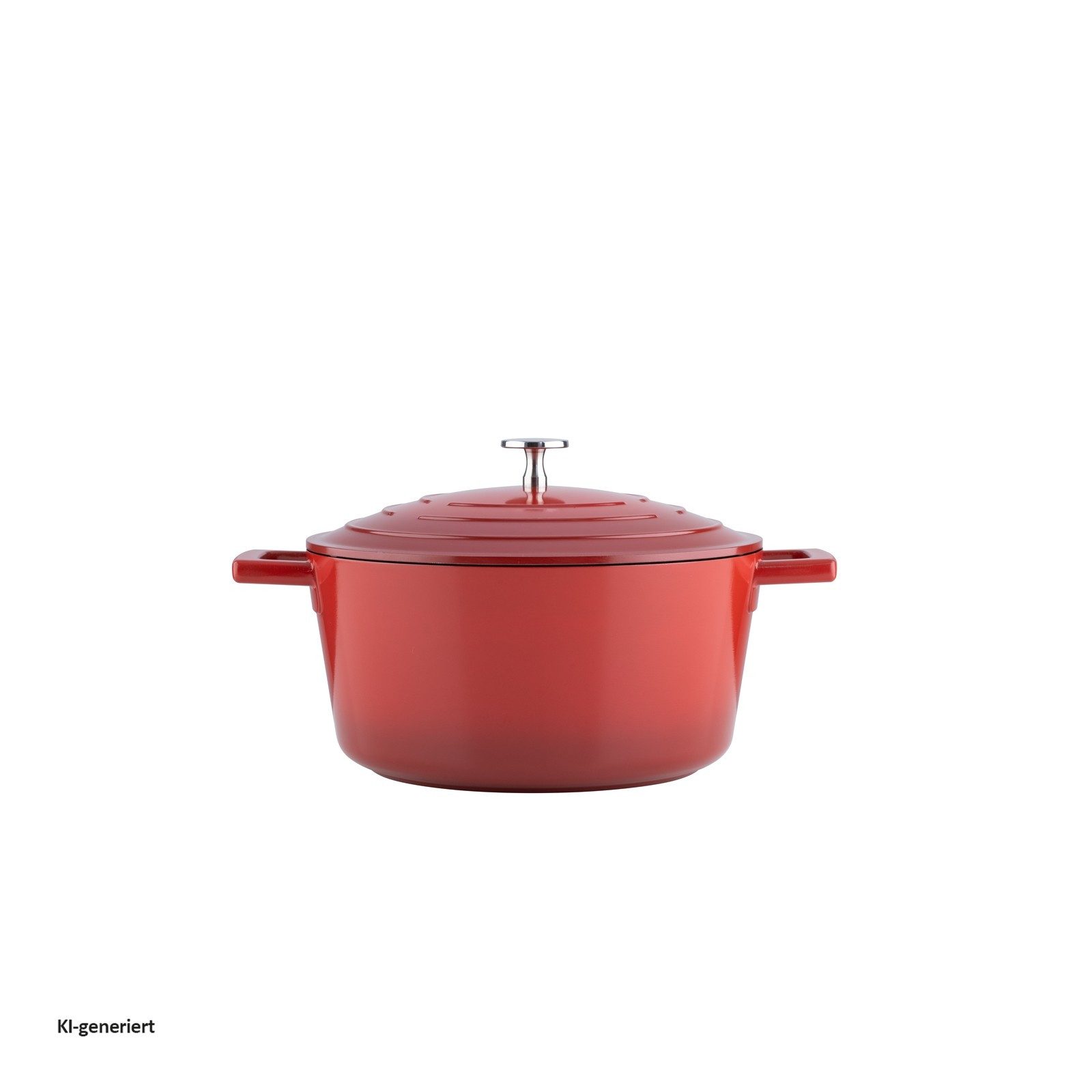 Kelomat Kochtopf Schmortopf mit Deckel Keramika Red, Gusseisen (1-tlg)