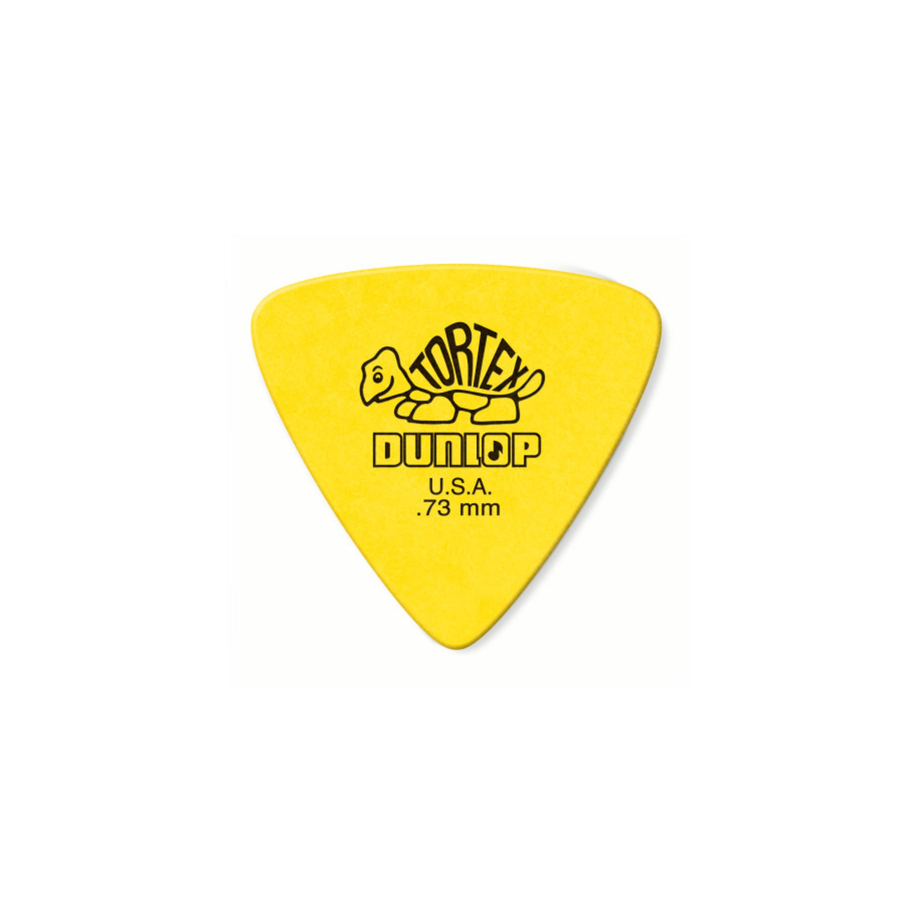 Dunlop Plektrum, 431P.730 Tortex Triangle Picks 0,73 mm - Plektren Set