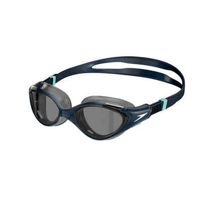 Speedo Schwimmbrille Speedo Biofuse 2.0 Gog AF Blue/Blue, (1-St., Wide Vision-Gläser), Superweiche, flexible Dichtungen