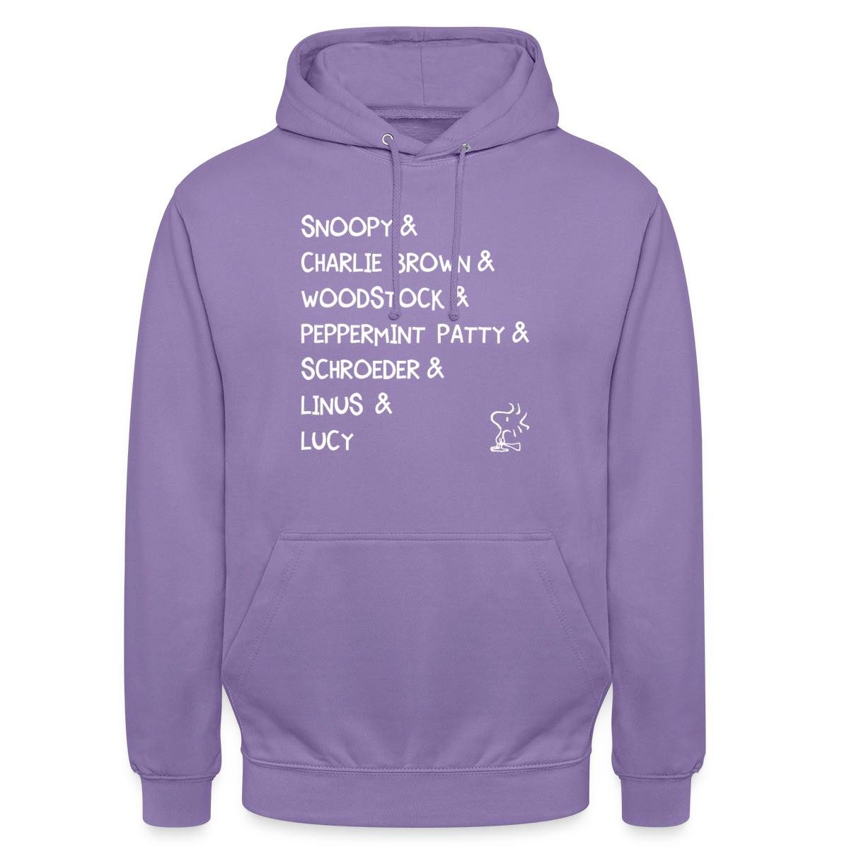 Spreadshirt Hoodie Peanuts Snoopy & Charlie Brown & Woodstock Charaktere Unisex Hoodie (1-tlg)