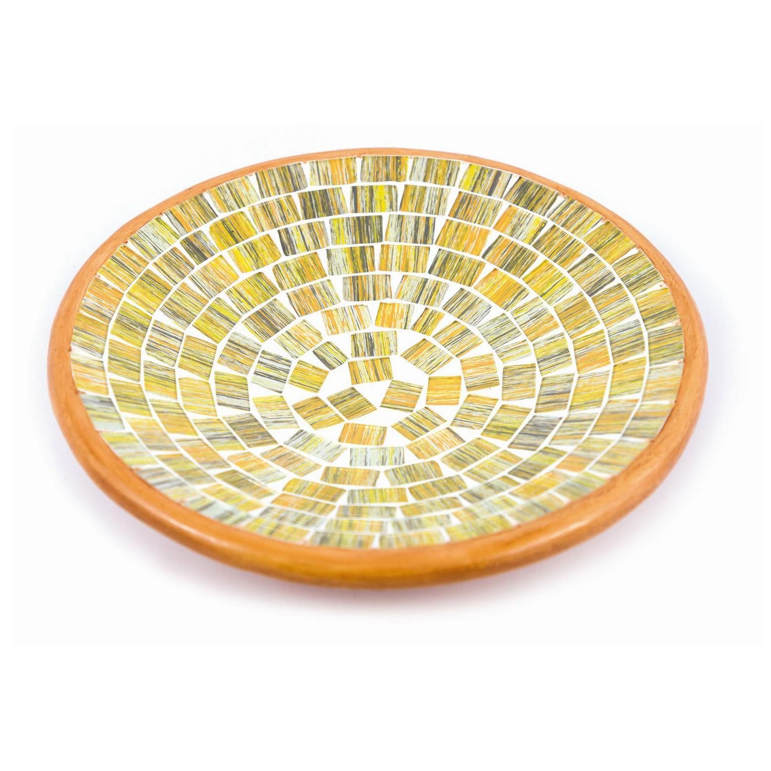 El Puente Schale Schale "Sun", Handmade, Glas/Ton / Terrakotta, Handmade