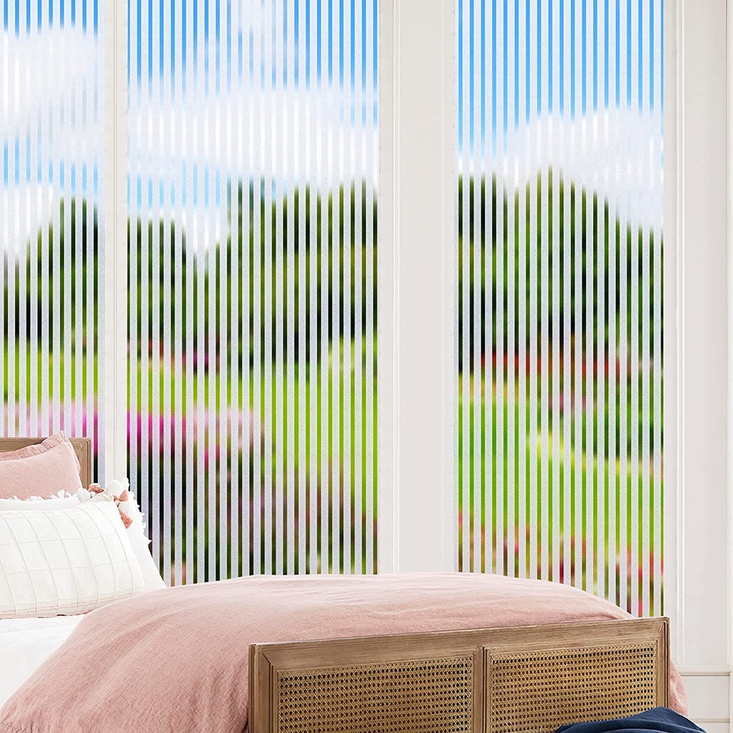 GRAZDesign Sichtschutzfolie Unisex Kinderzimmer, Punkte Mix Fensterfolie  Blickdicht, Milchglasfolie, 57cm hoch - 90x57cm / Punkte