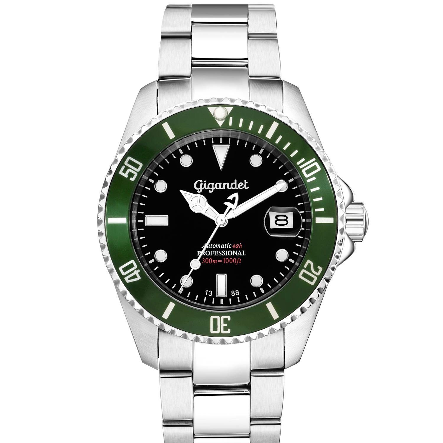 Gigandet Automatikuhr SEA GROUND, Mineralglas, Sekundenstopp, Datum, Tauche günstig online kaufen