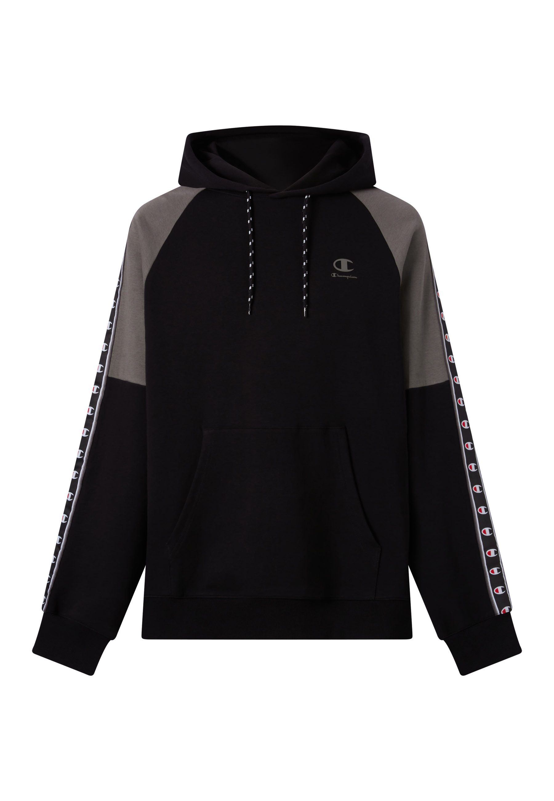 Champion Kapuzensweatshirt Sports-inspired Interlock Hoodie with Tape detailing (1-tlg) für sportliche Aktivitäten, mit Rundhalsausschnitt