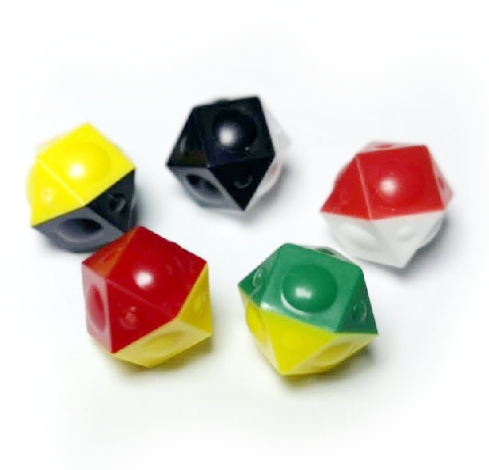 Tipp-Kick Tischfußballspiel Fünf Fussbälle Ball 5 Farben Ersatzbälle Tip Kick Matchball