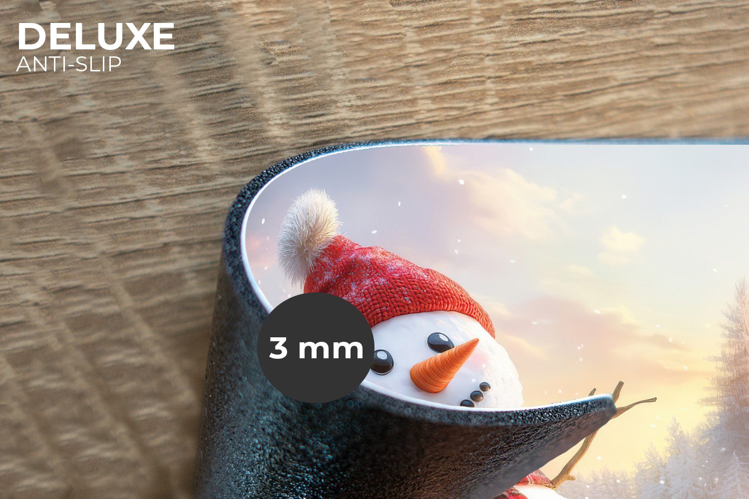 MuchoWow Platzset Schneemann - Sonnenuntergang - günstig online kaufen