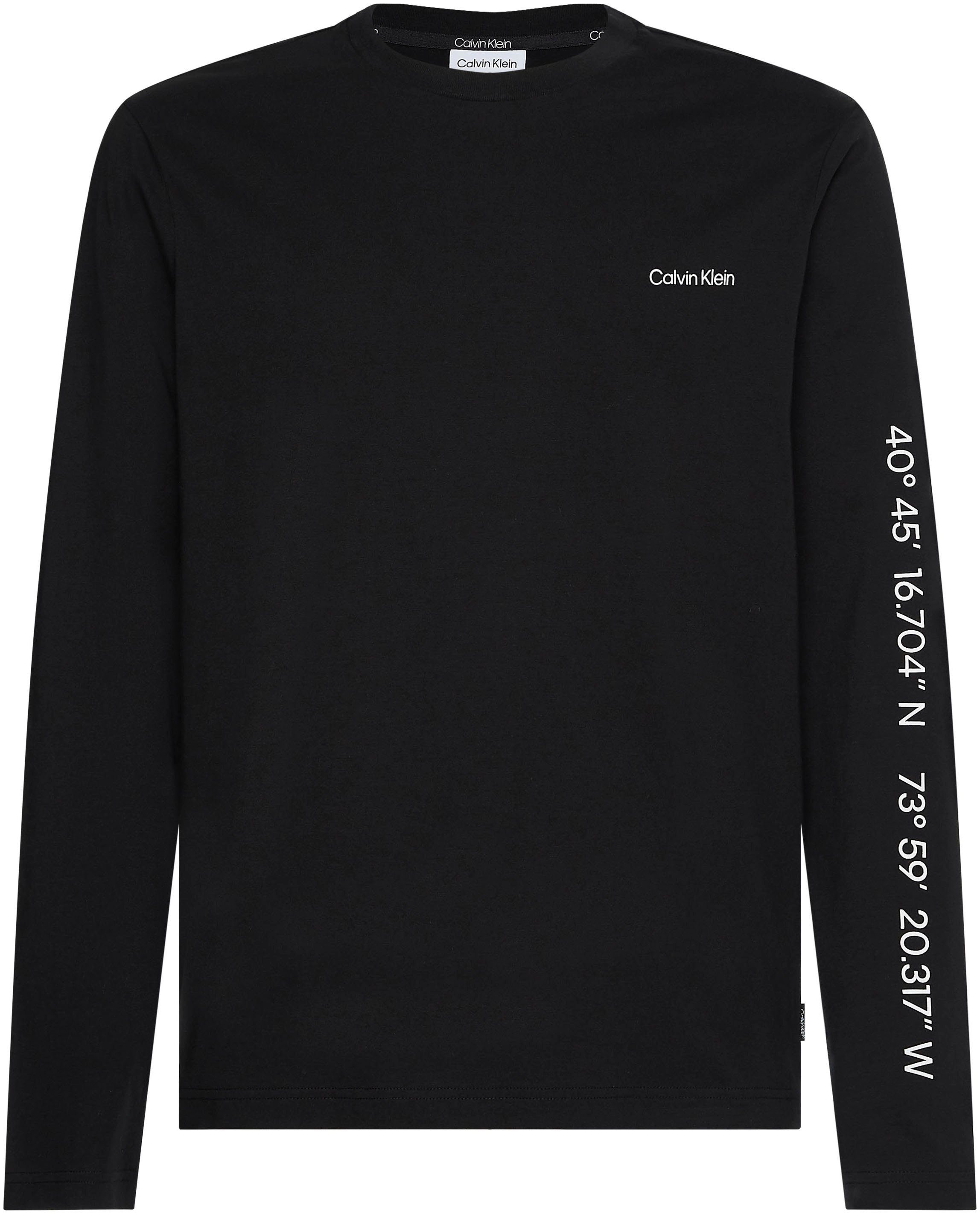 Calvin Klein Langarmshirt »LOGO COORDINATES« | OTTO