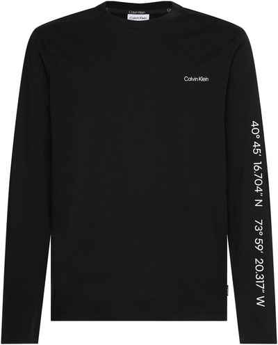Calvin Klein Langarmshirt »LOGO COORDINATES«