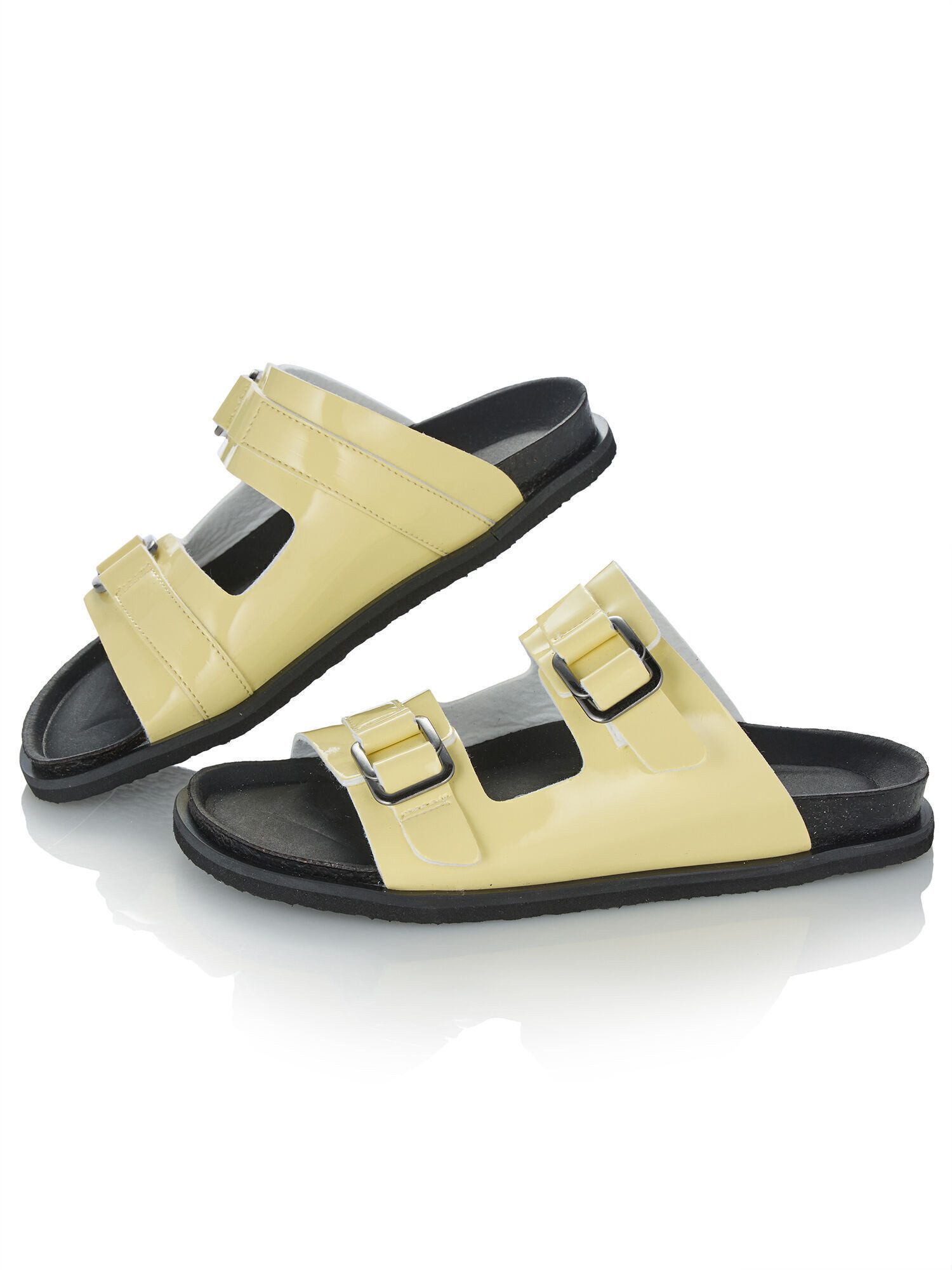 MIALUSSO Sandale Pantolette in Lack-Optik günstig online kaufen