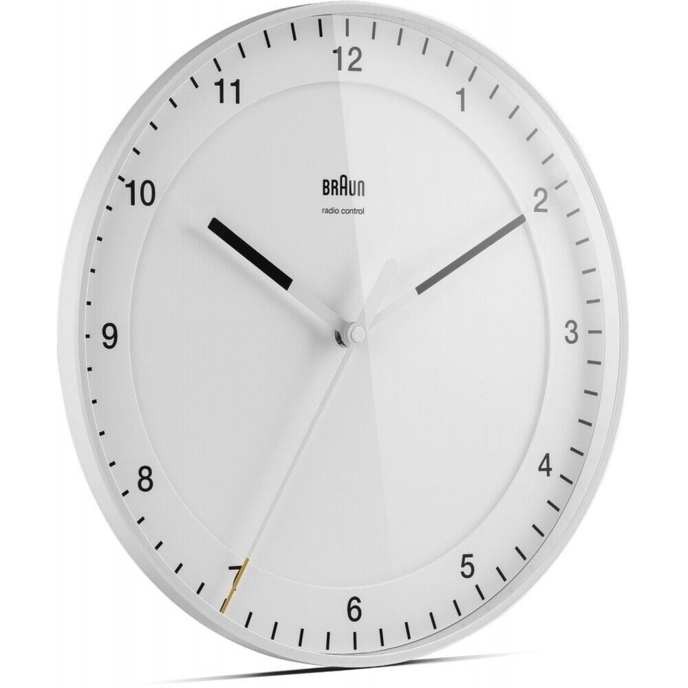 Wanduhr Braun BC17W-DCF große Wanduhr mit leisegangwerk.