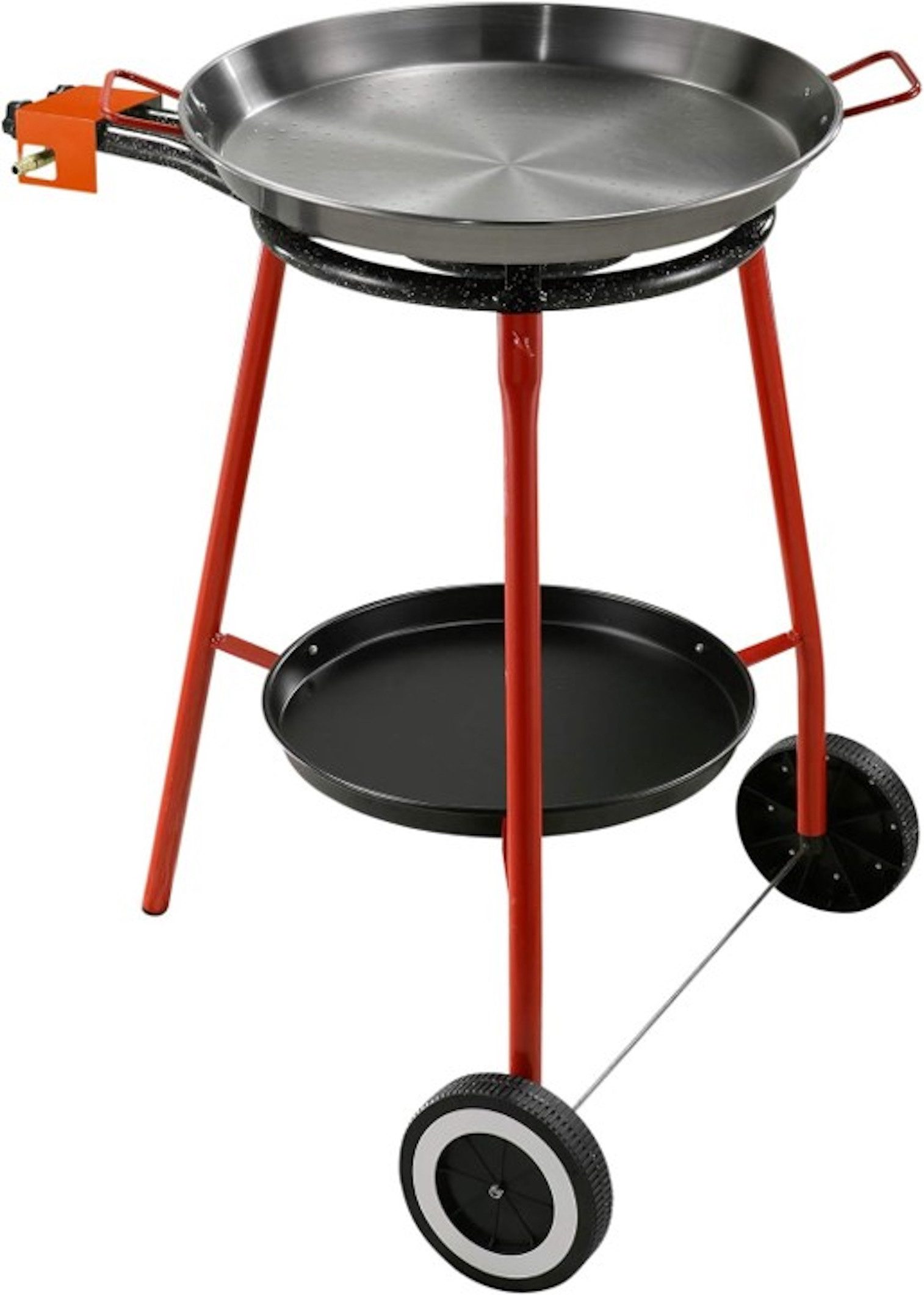 Garcima Paellapfanne Paella Grill Set Andreu mit Kelle und Gasanschluss - 12 Rationen