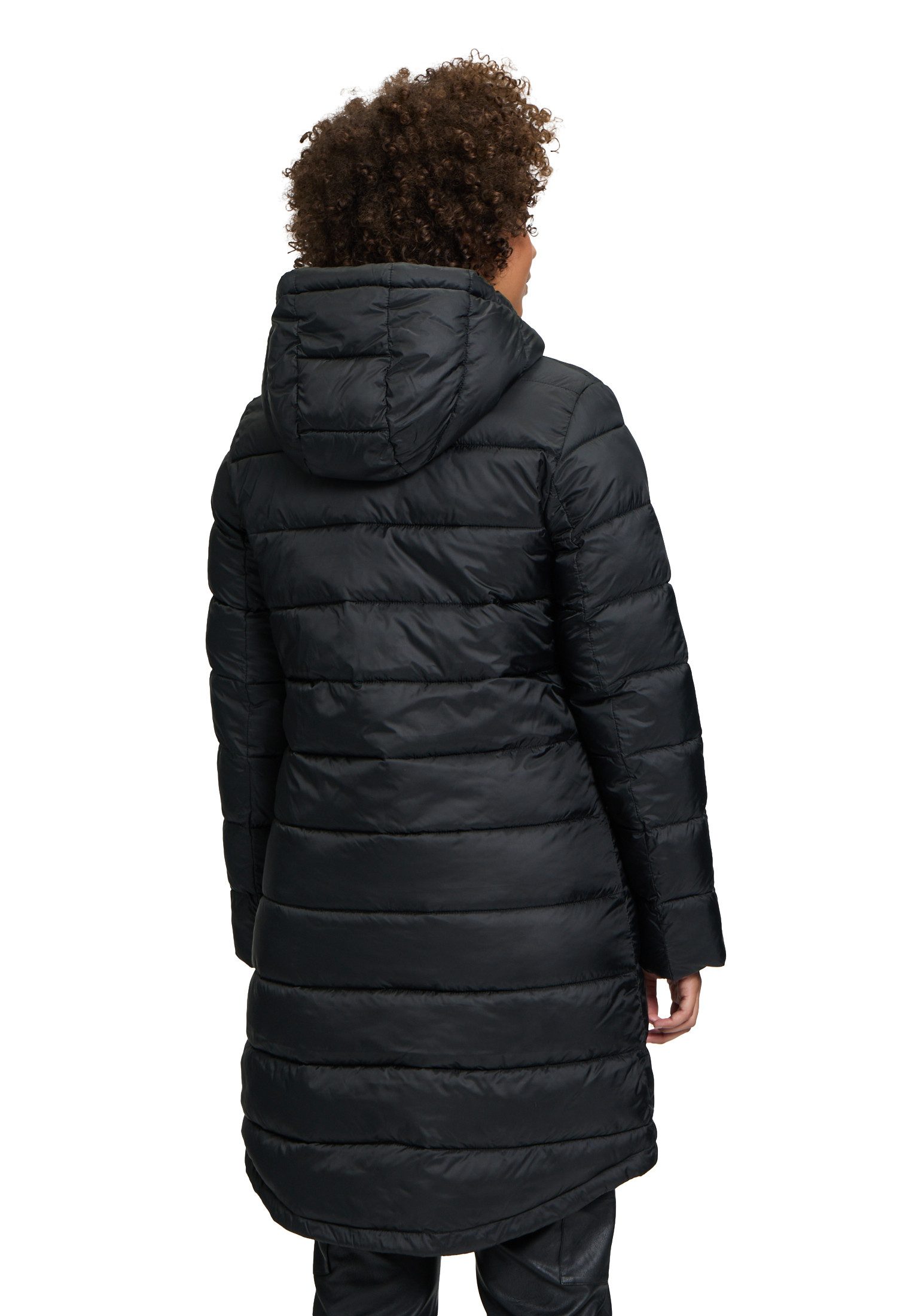 Cartoon Kurzmantel Jacke Watte Black