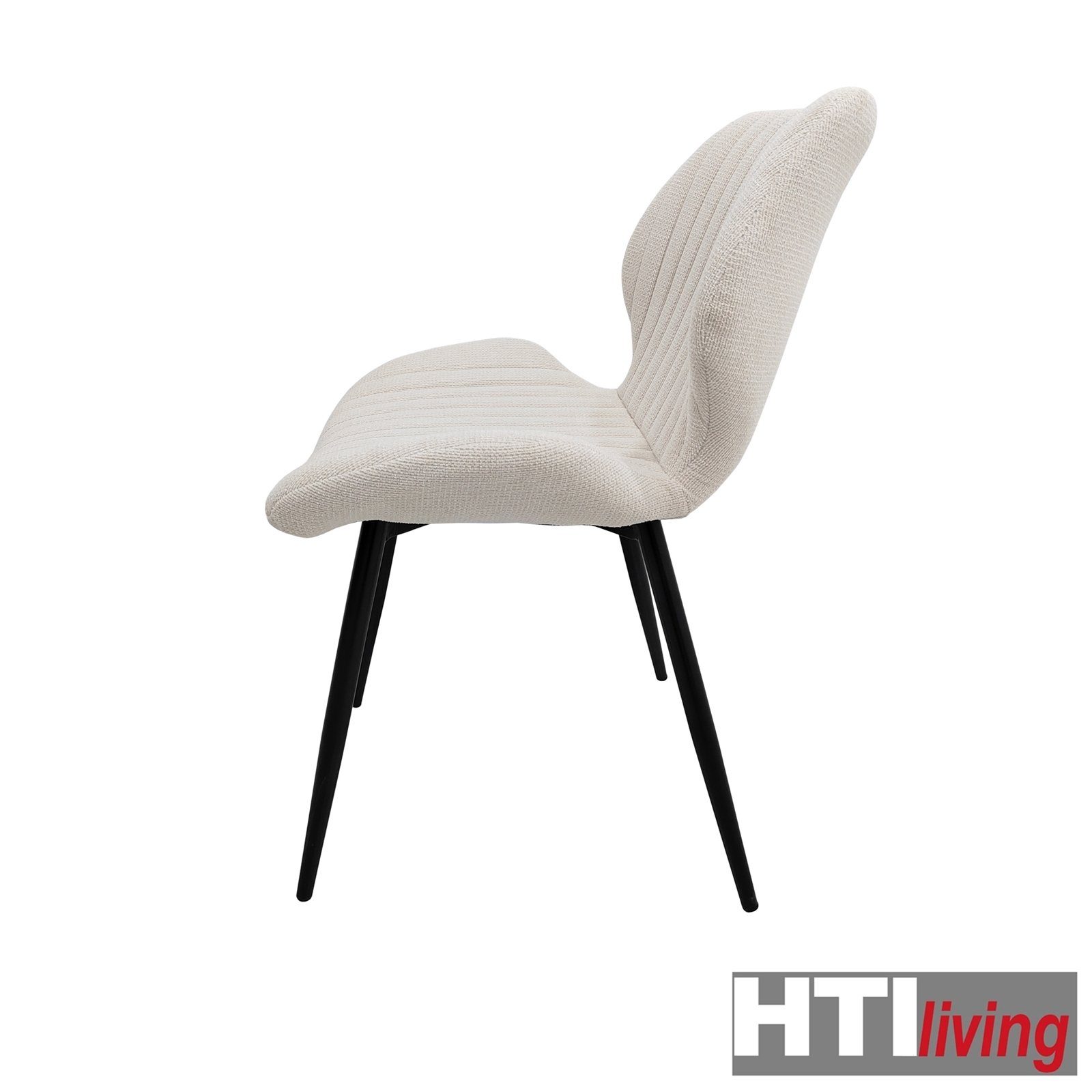 HTI-Living St), Esszimmerstuhl Webstoff Beige Stuhl (Einzelstuhl, 1 Vanas Polsterstuhl Esszimmerstuhl