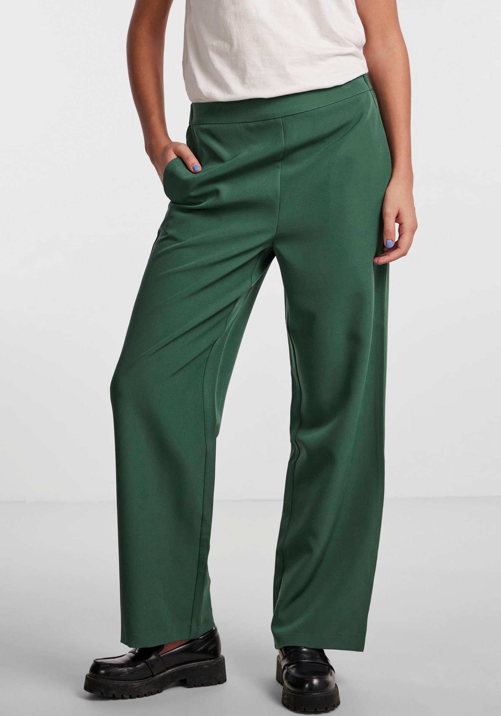 pieces Anzughose PCBOSELLA HW WIDE PLAIN PANT NOOS