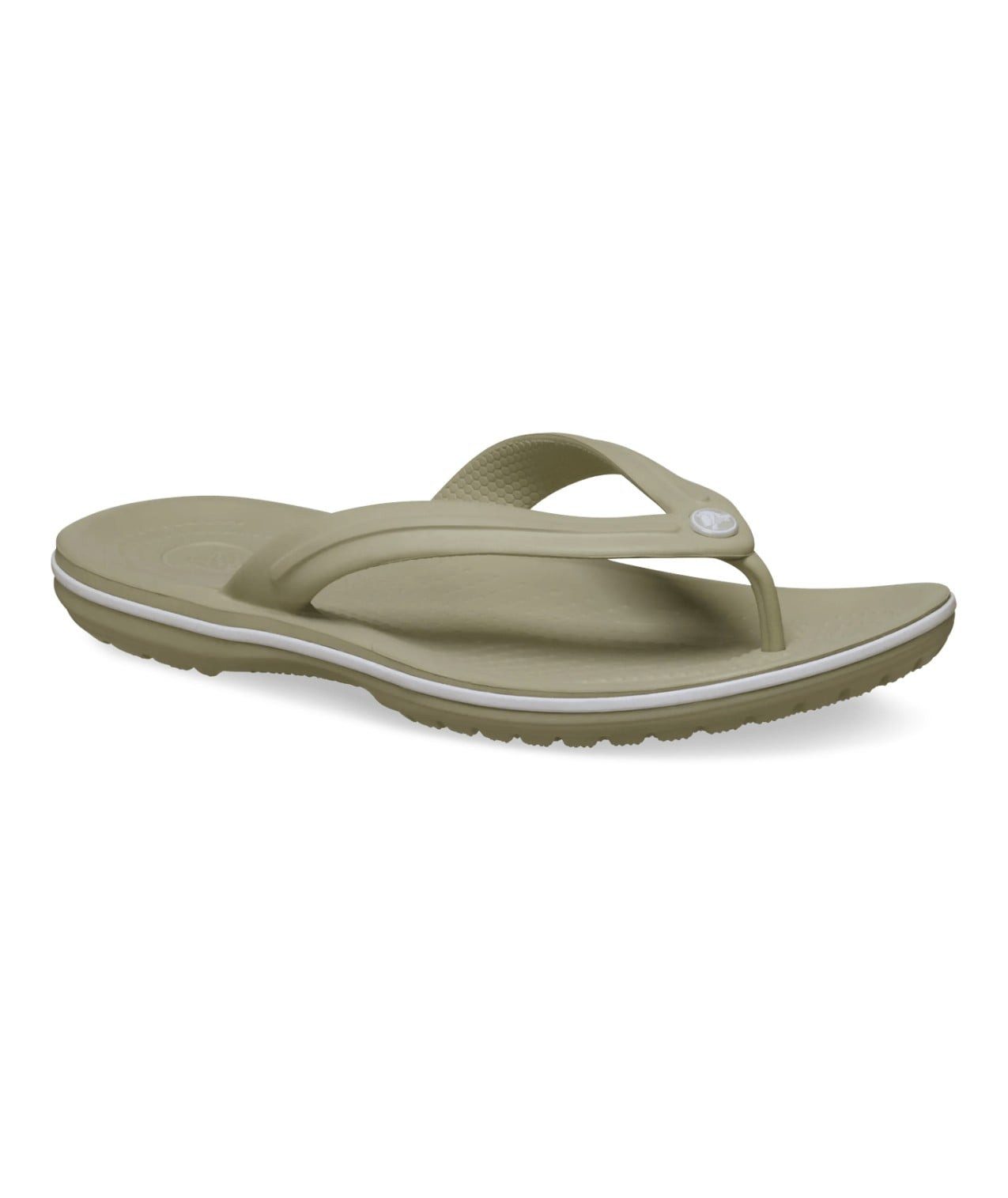 Crocs Zehensandalen Crocband Flip meteorgrün - 1 Paar Badeschuh