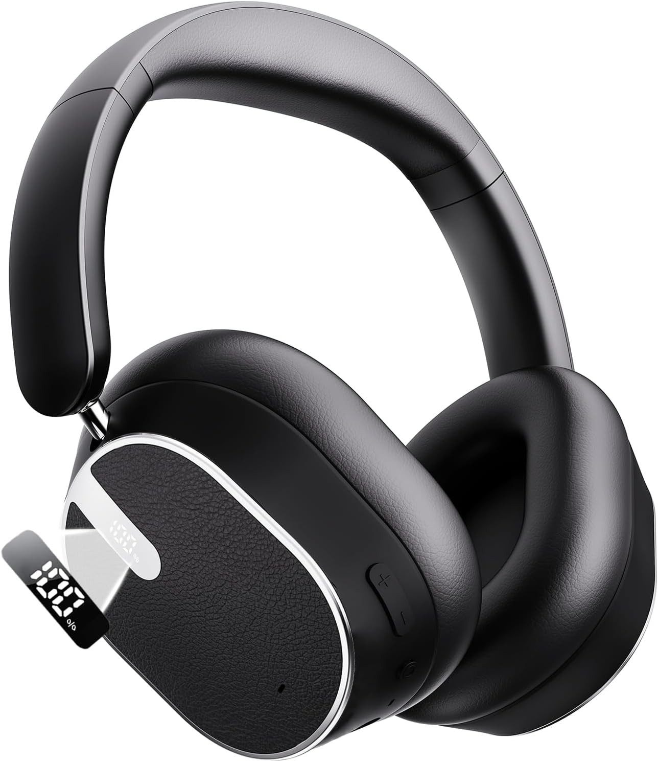 Futicare Bluetooth 6.0 Kopfhörer mit ANC, 120 Std. Laufzeit & Hi-Res Audio, Over-Ear-Kopfhörer (kabellos mit 40-mm-Treiber, Mikrofon, Schnellladung, Transparenzmodus, für Reisen, Büro & Alltag)