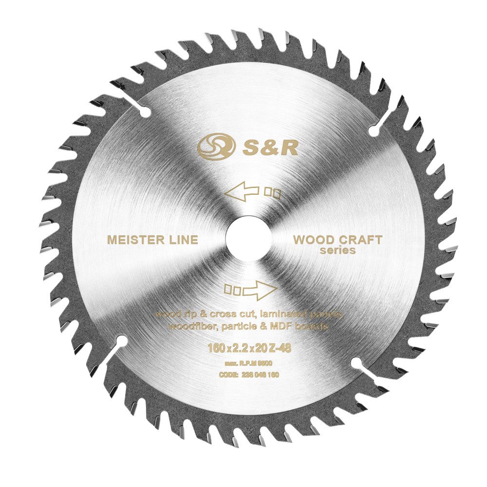 S&R Kreissägeblatt in Industrie-Qualität 160mm x günstig online kaufen