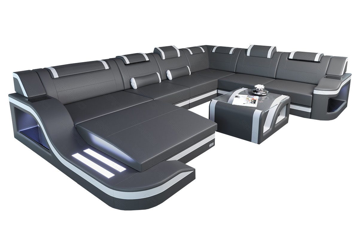 Sofa Dreams Wohnlandschaft Ledercouch Sofa Leder günstig online kaufen