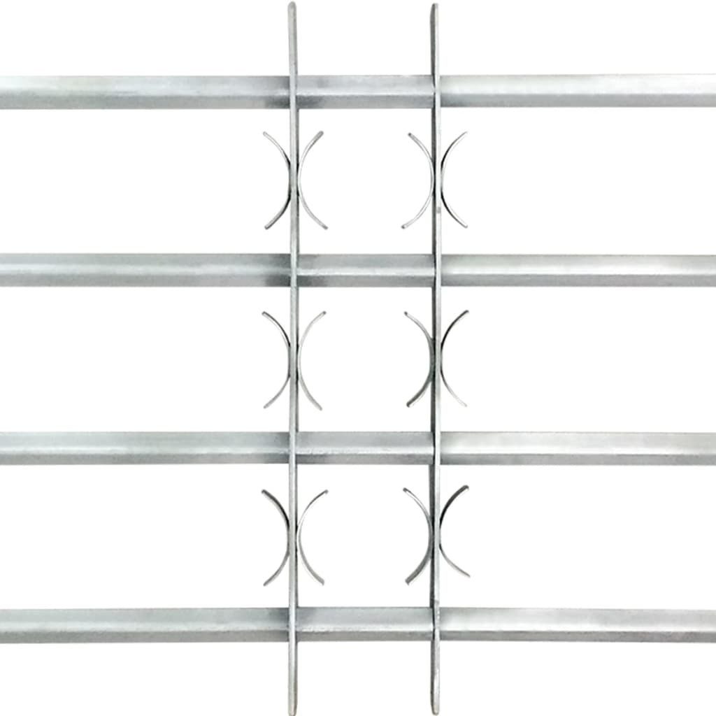 vidaXL Fenster Fenstergitter Verstellbar mit 4 Querstäben 700-1050 mm, (1 St) – Bild 2 von 4
