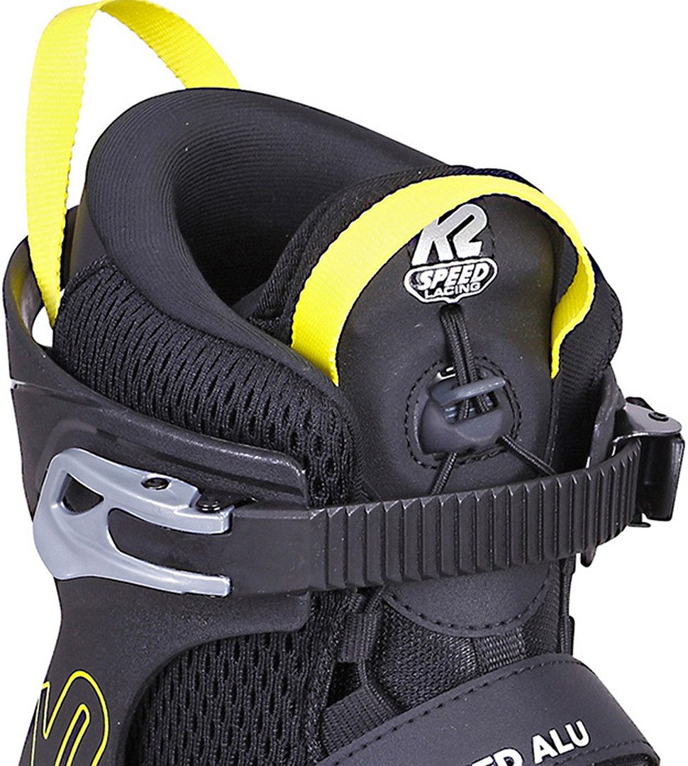 K2 Inlineskates K2 F.I.T. 84 SPEED ALU Inline Skate black/yellow