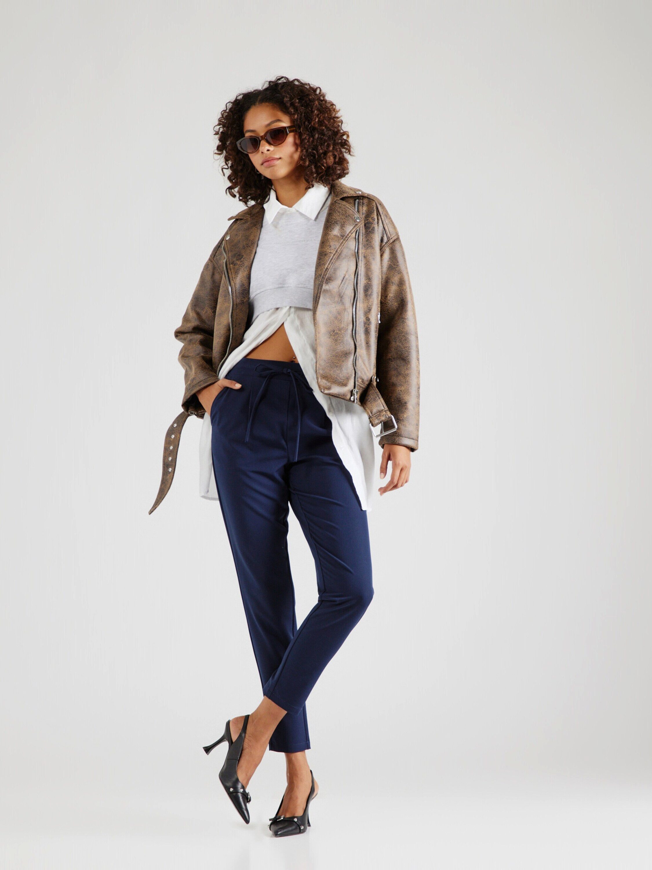 Vero Moda Bundfaltenhose AVA (1-tlg) Falten