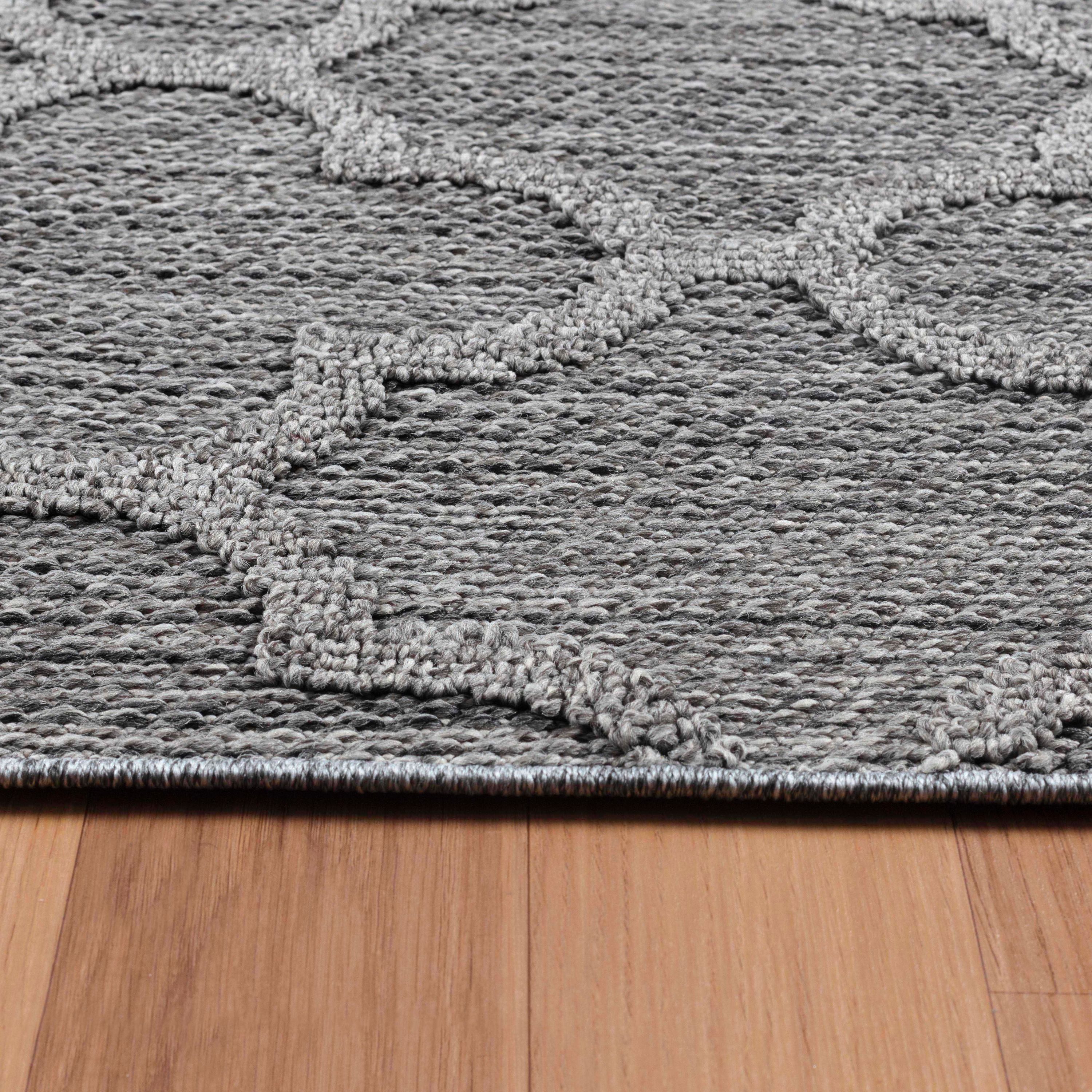 Carpettex Outdoorteppich Skandinavisches Design, Rechteckig, Höhe: 8 mm, In& Outdoor Teppich Skandinavisch Design für Küchen Balkon Terrasse