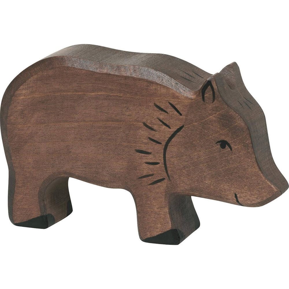 Holztiger Spielfigur HOLZTIGER Wildschwein aus Holz