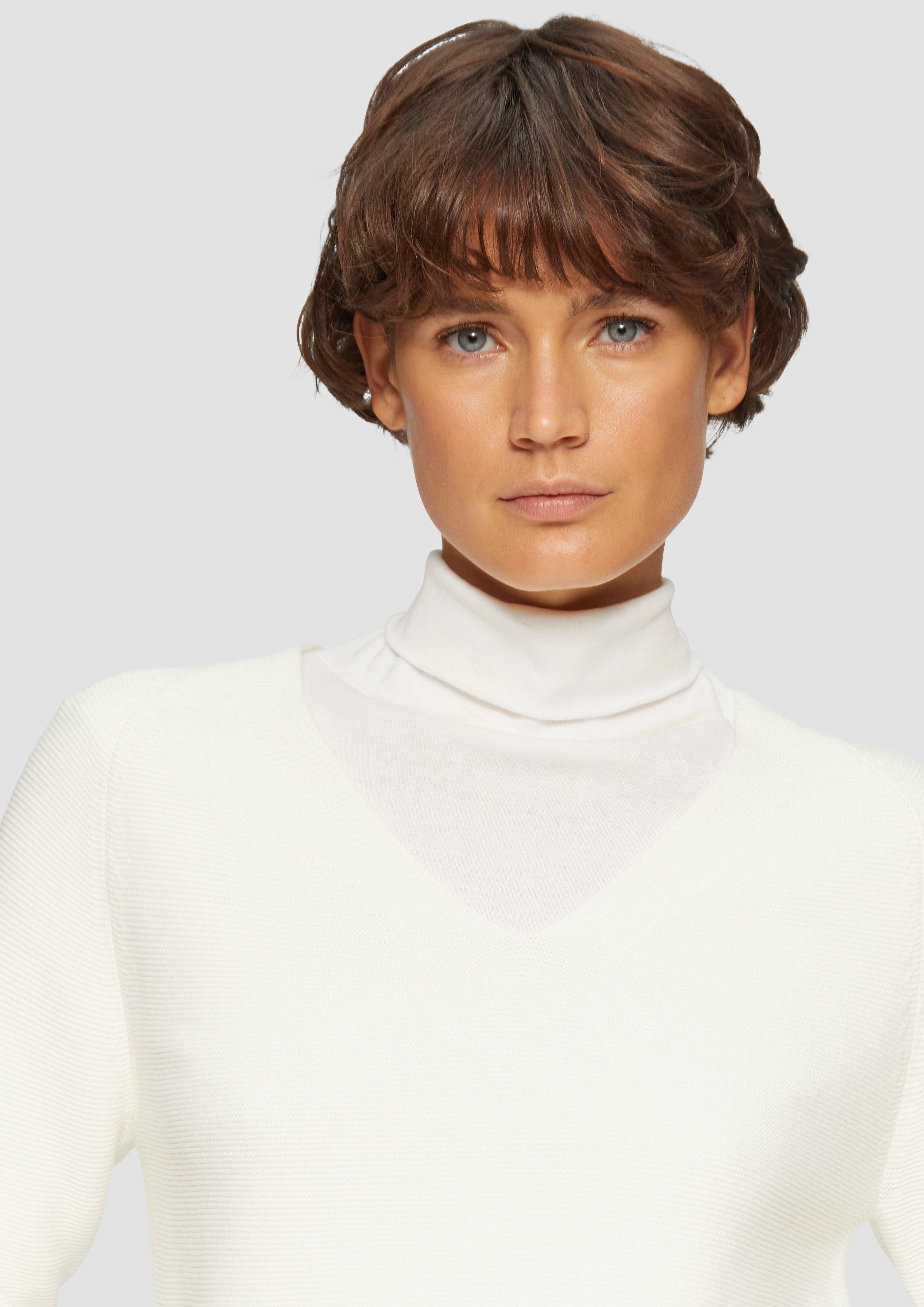 s.Oliver Strickpullover mit U-Boot Ausschnitt günstig online kaufen