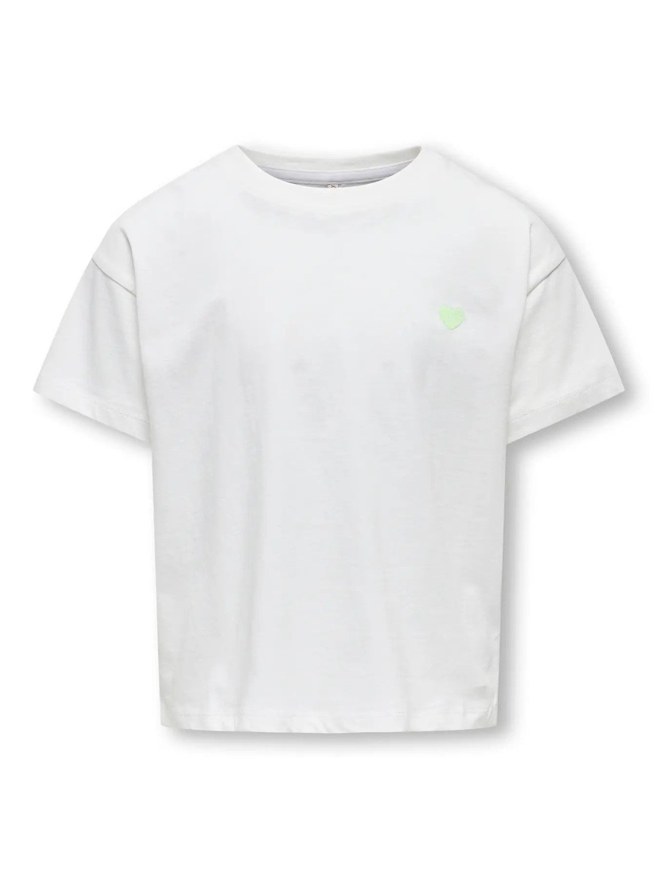 KIDS ONLY T-Shirt KOGMAIKEN LIFE CROPHEART S/S TOP JRS