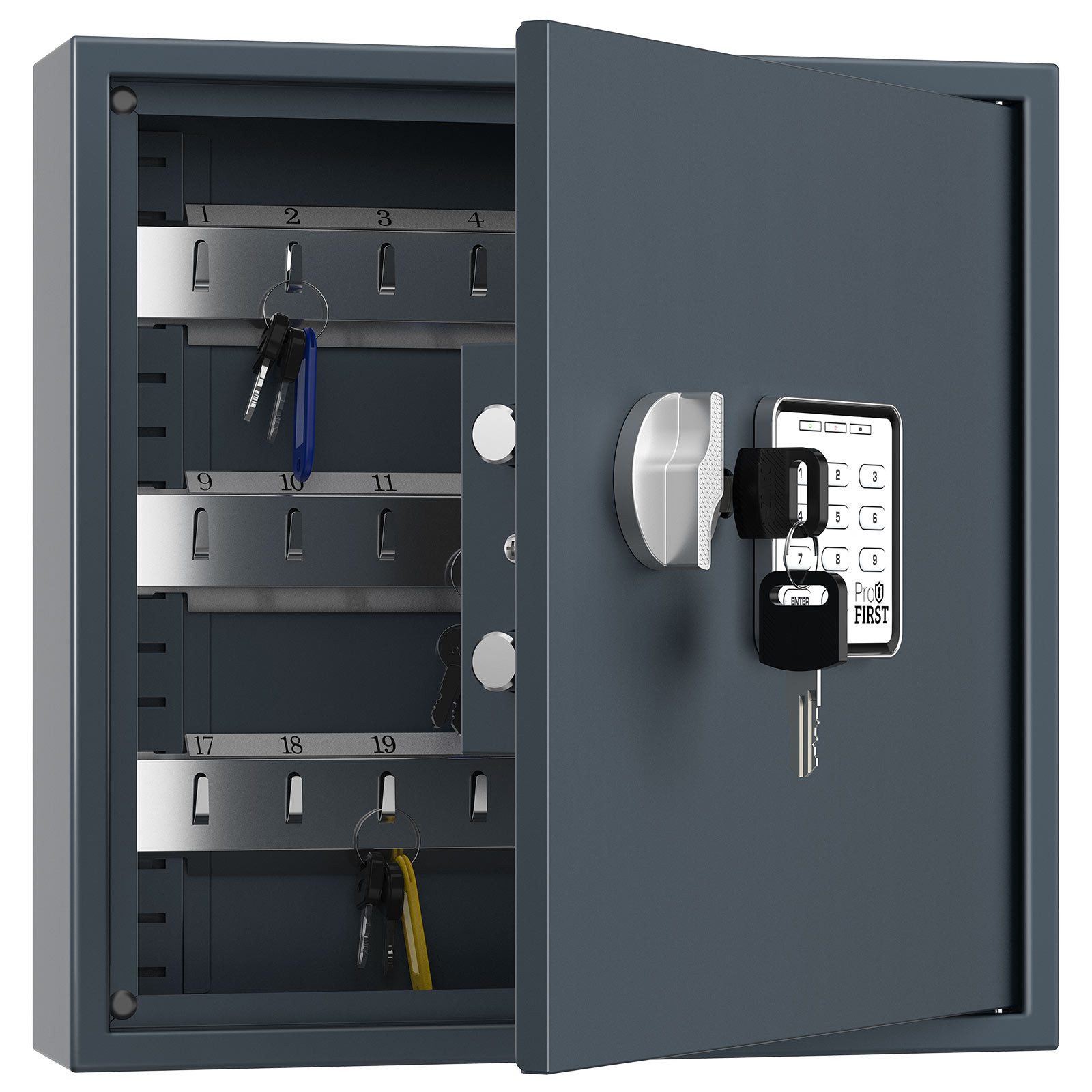 Profirst Schlüsselkasten Schlüsselschrank Porter 24 Elektronikschloss