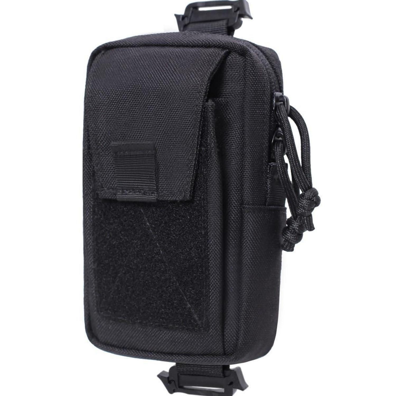 LuxusKollektion Werkzeugtasche Taktische Molle Tasche Schwarz 17cm