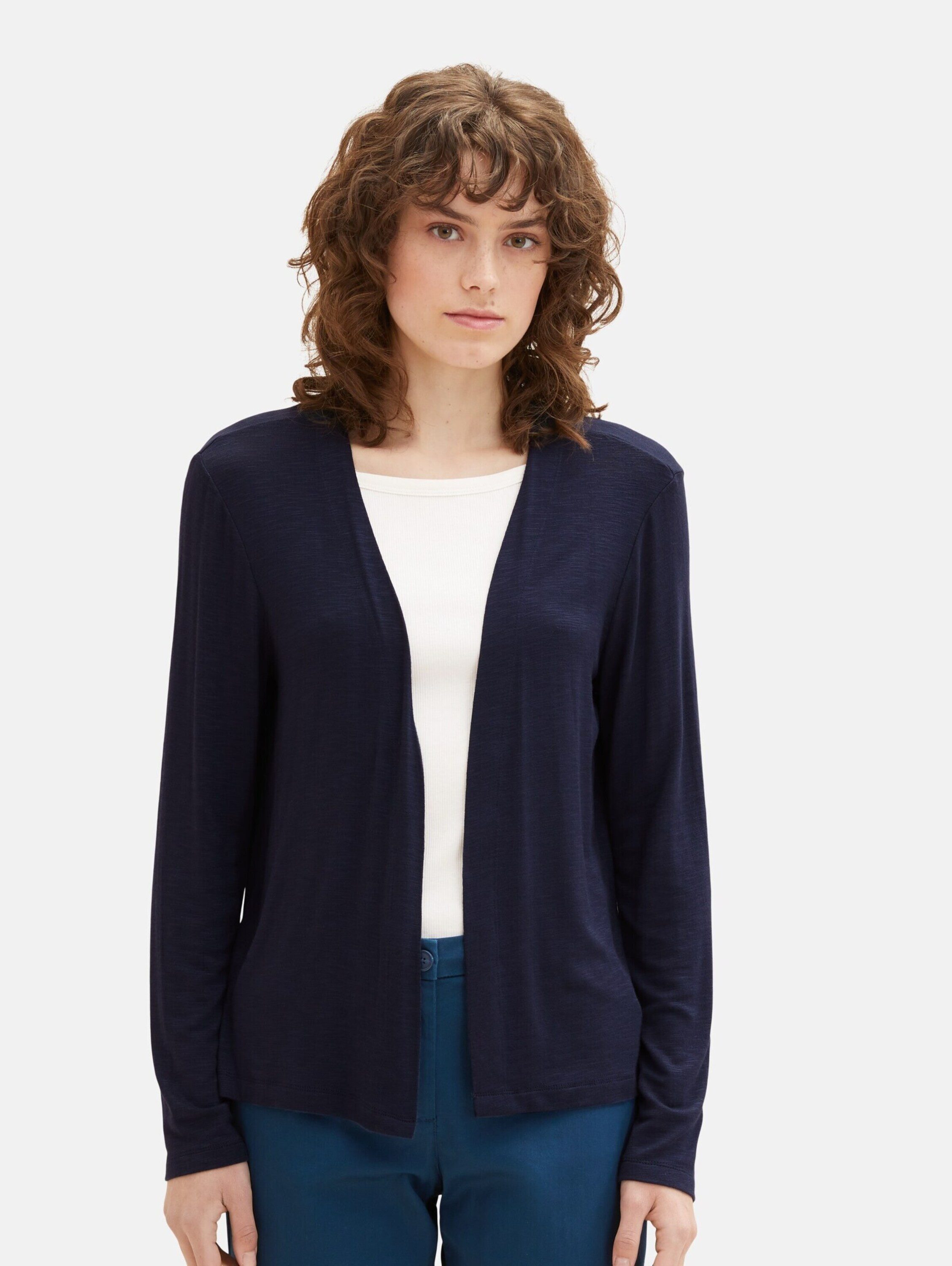TOM TAILOR Strickjacke (1-tlg) Plain/ohne Details günstig online kaufen